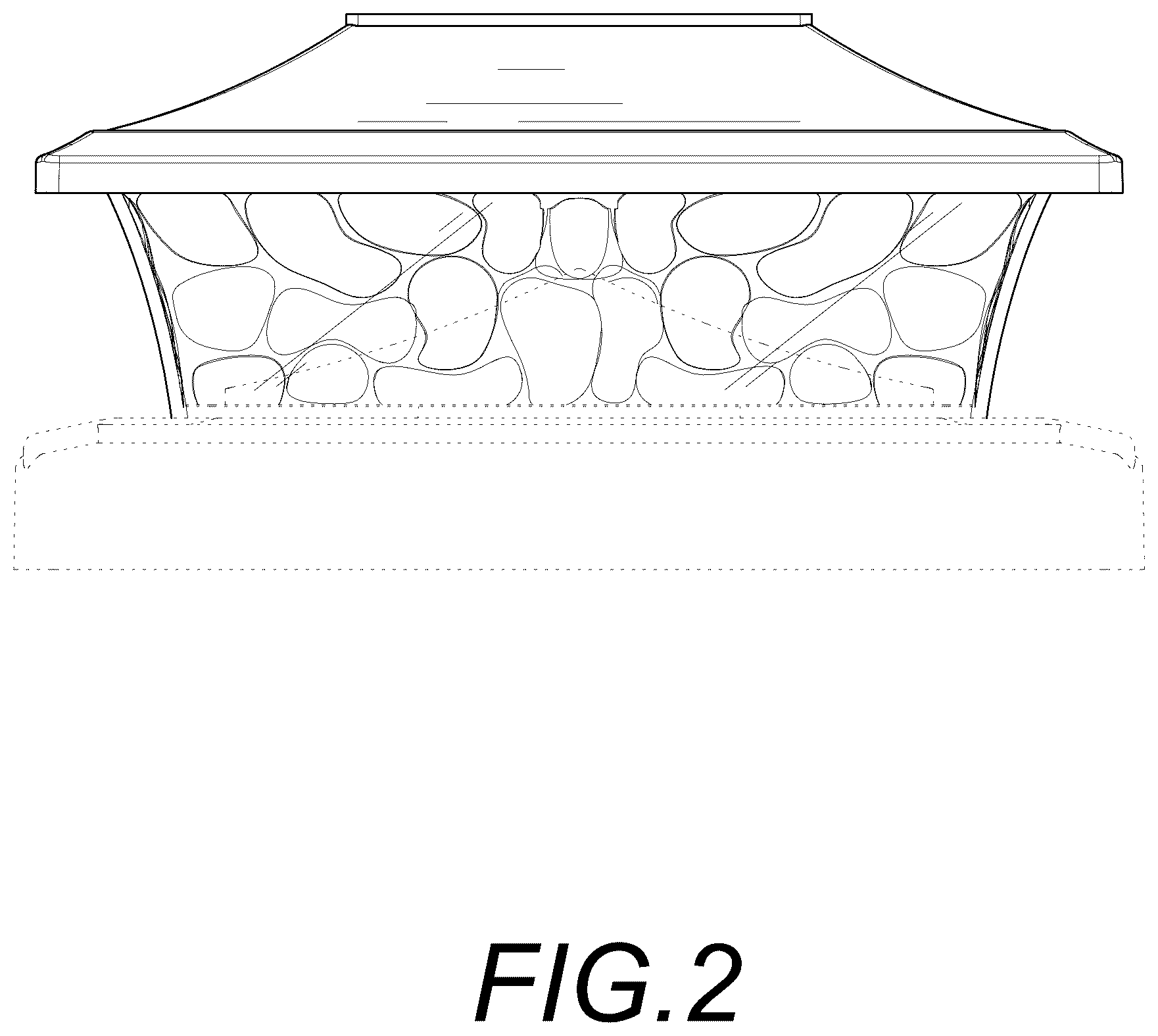 Patent USD1124450 Figure 2 – Solar post light
