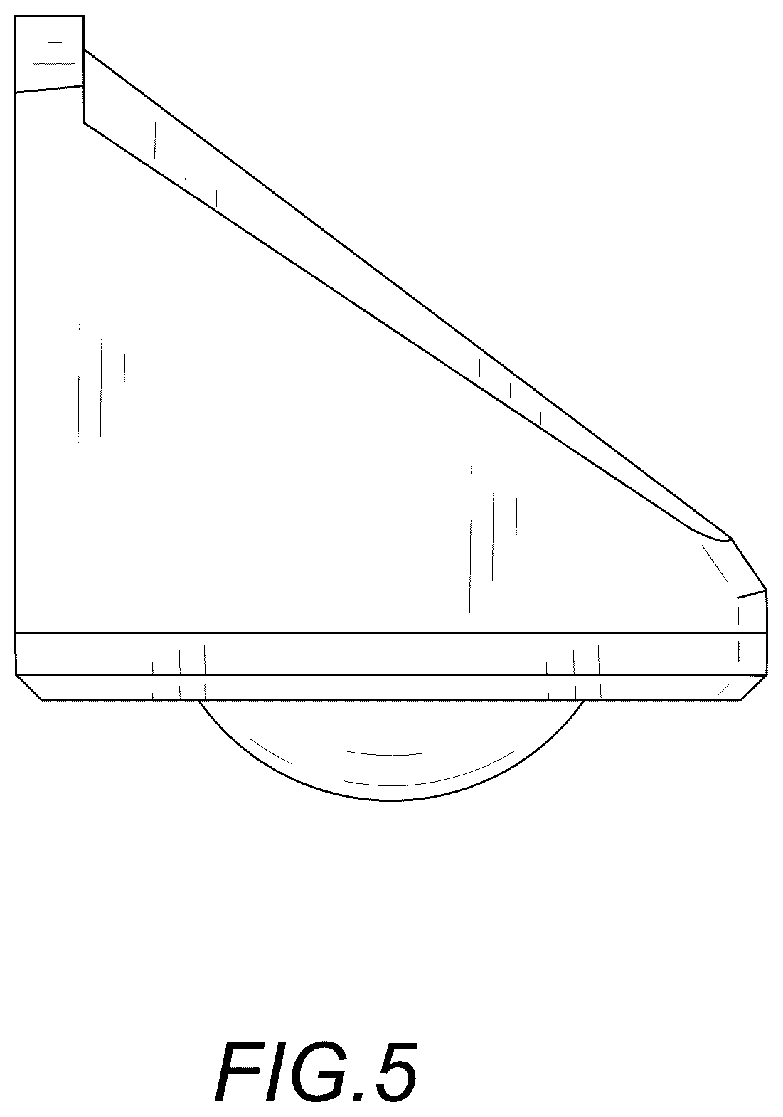 Patent USD1124451 Figure 5 – Solar wall light