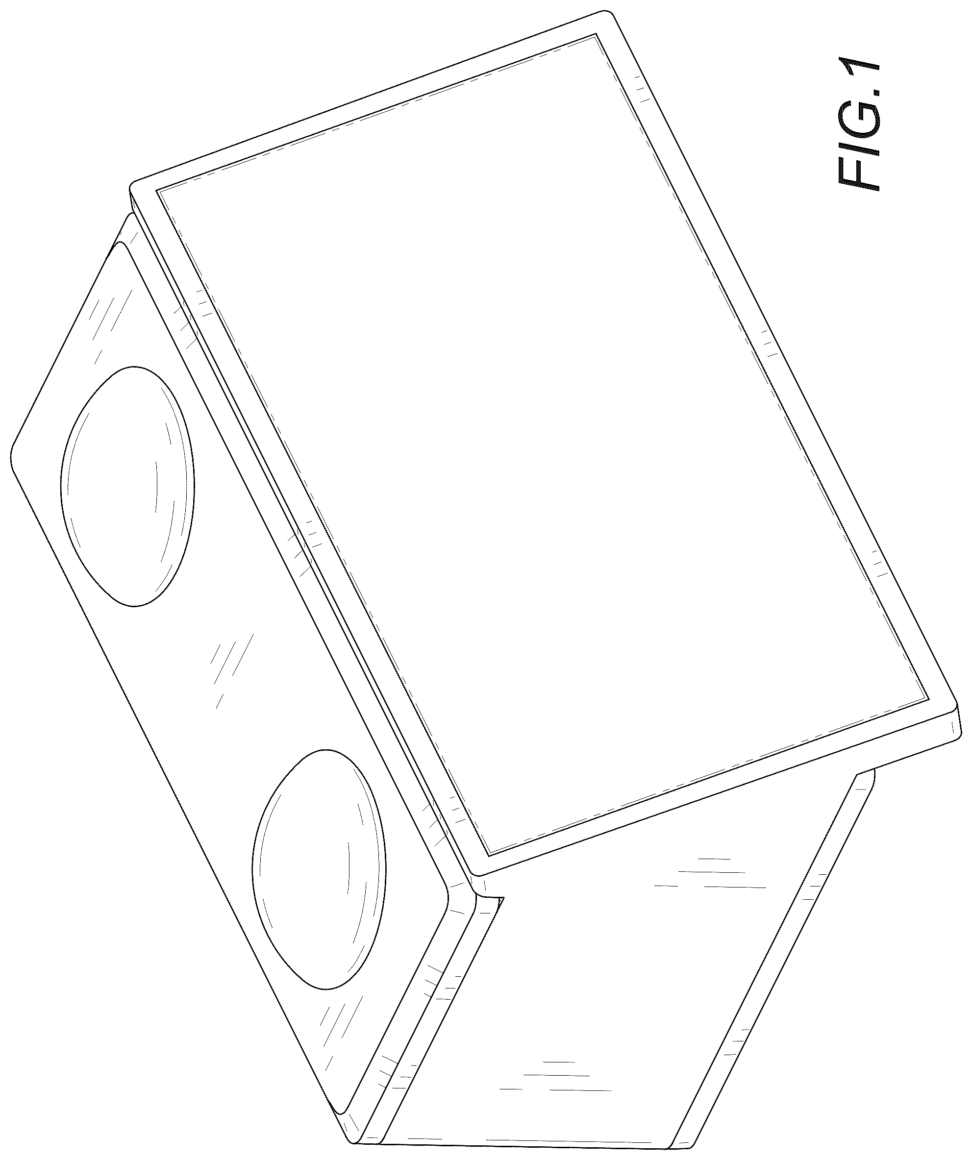 Patent USD1124452 Figure 1 – Solar wall light