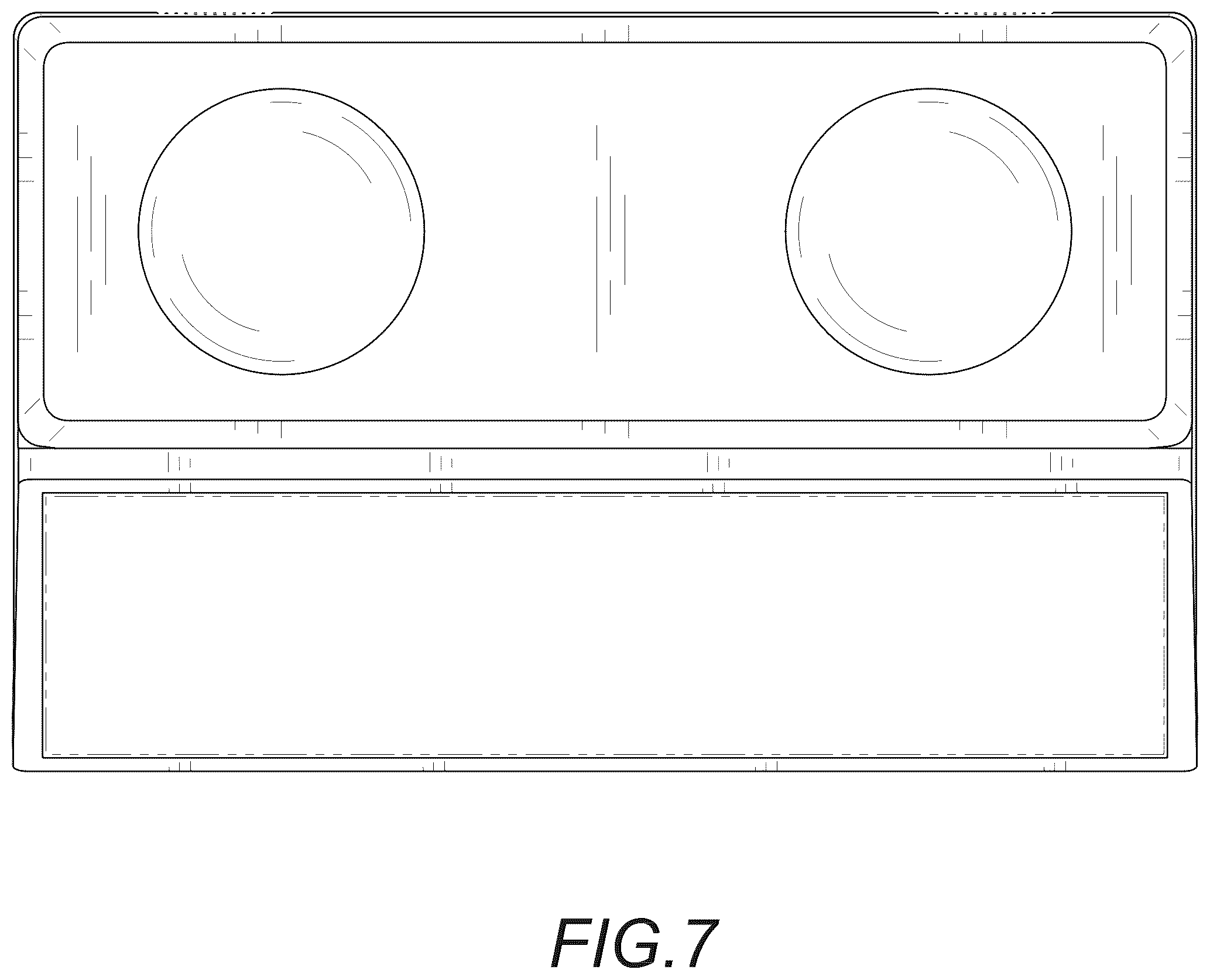 Patent USD1124452 Figure 7 – Solar wall light