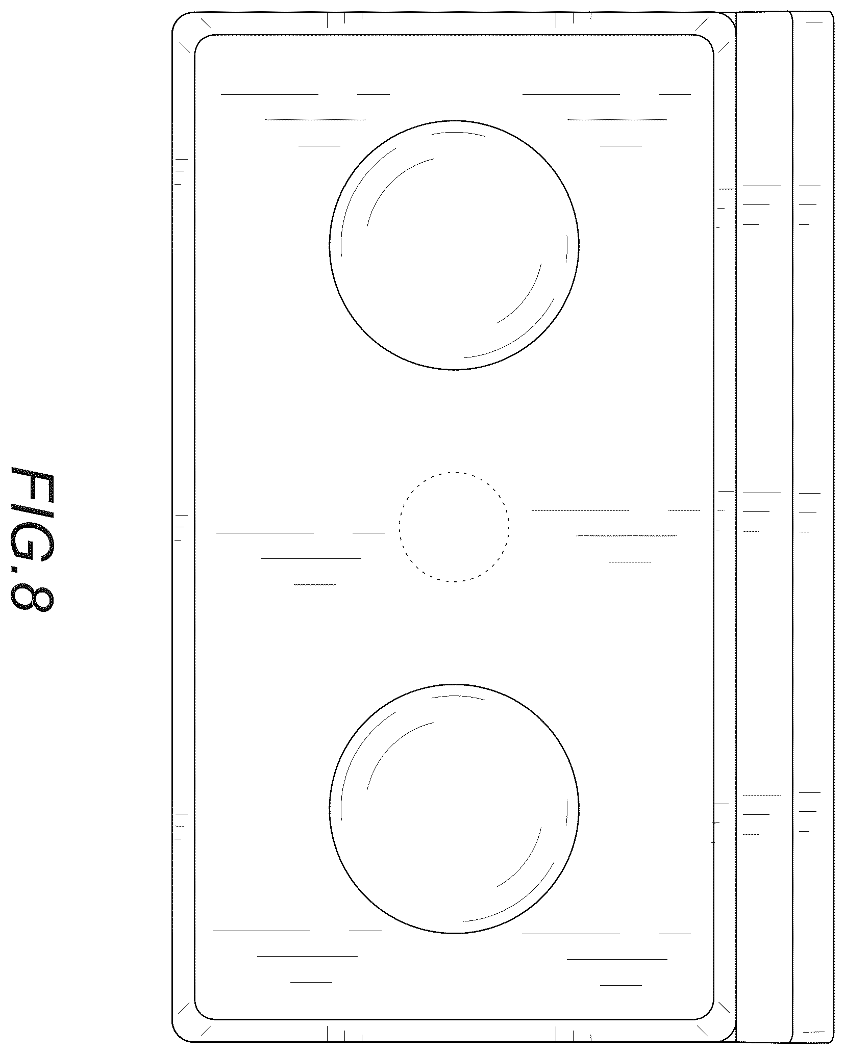 Patent USD1124452 Figure 8 – Solar wall light