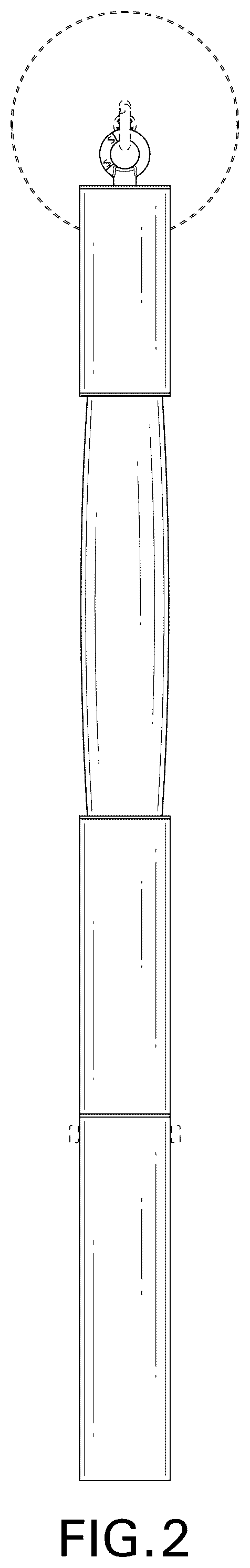 Patent USD1124453 Figure 2 – Sconce