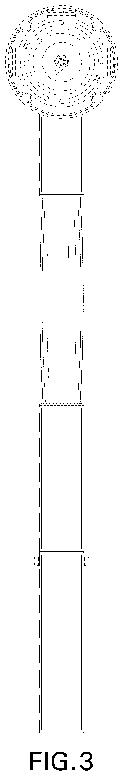 Patent USD1124453 Figure 3 – Sconce