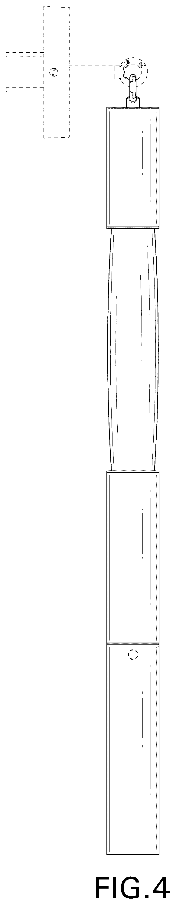 Patent USD1124453 Figure 4 – Sconce