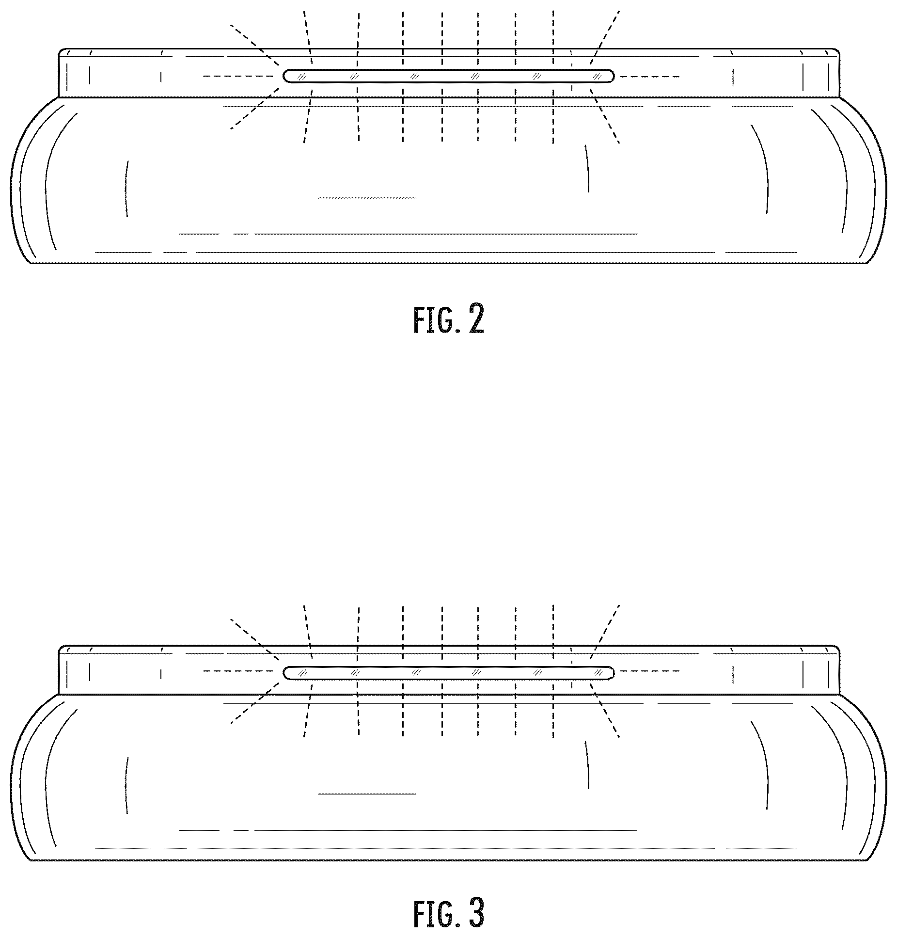 Patent USD1124456 Figure 2 – Ceiling luminaire with a base having an incorporated night light
