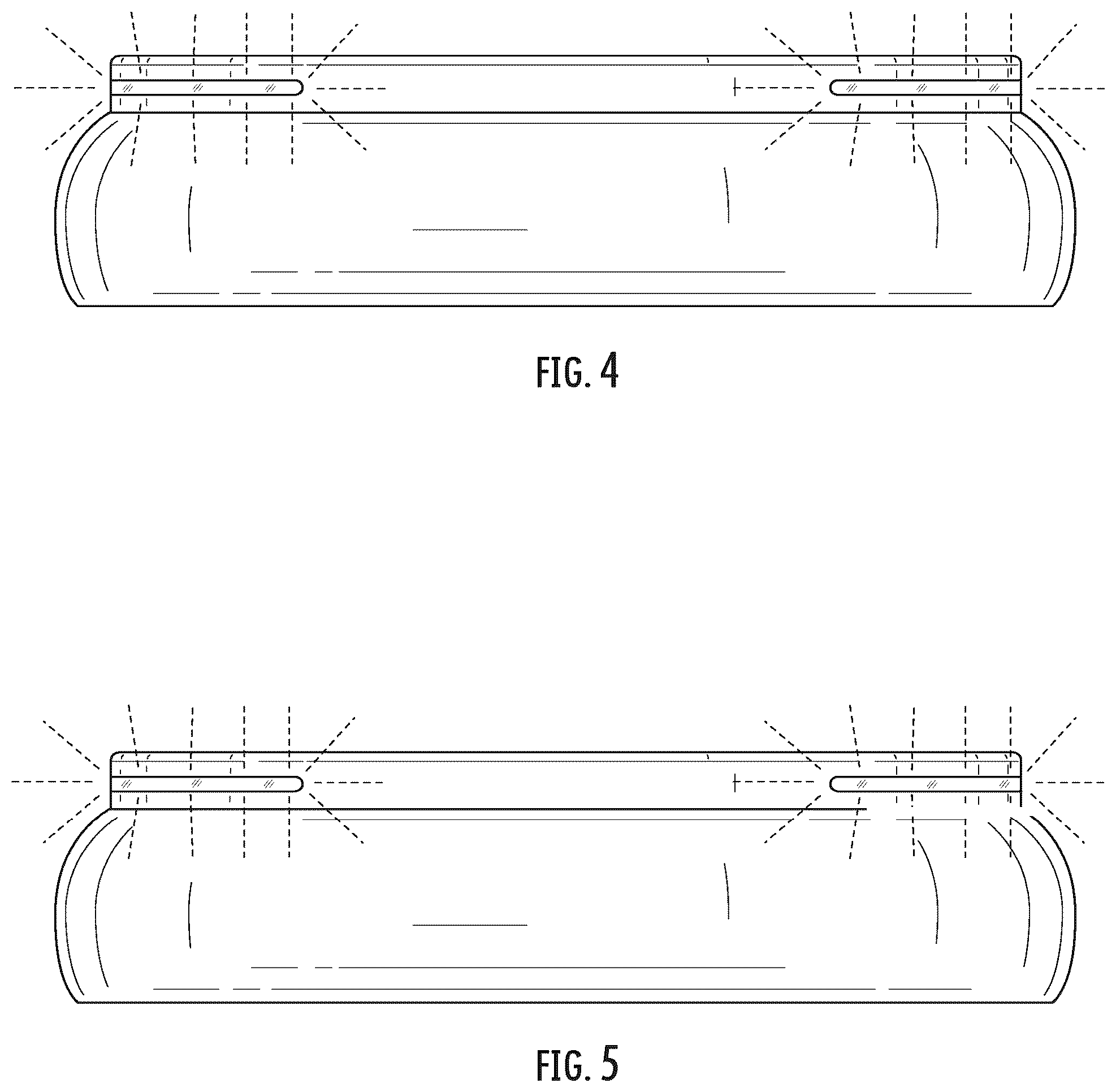Patent USD1124456 Figure 3 – Ceiling luminaire with a base having an incorporated night light