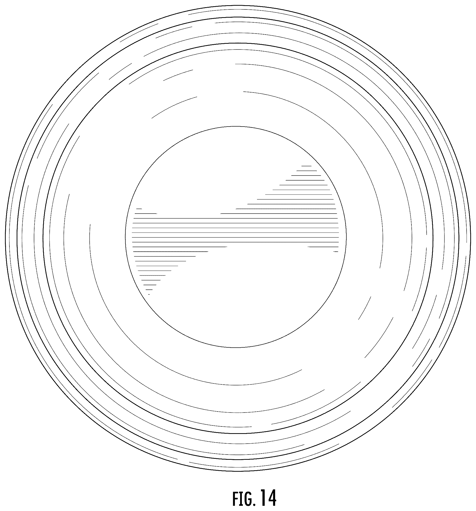 Patent USD1124456 Figure 10 – Ceiling luminaire with a base having an incorporated night light