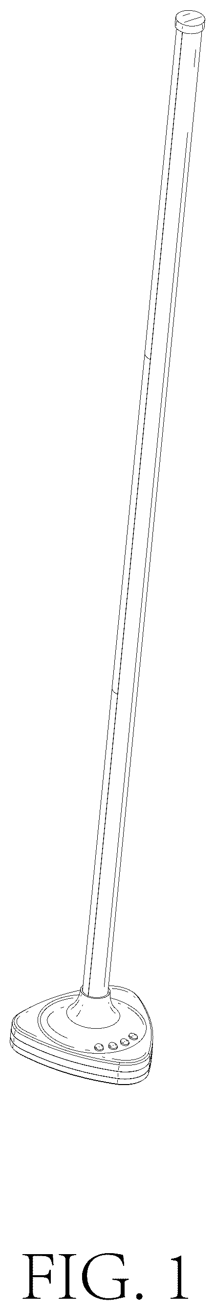 Patent USD1124457 Figure 1 – Floor lamp
