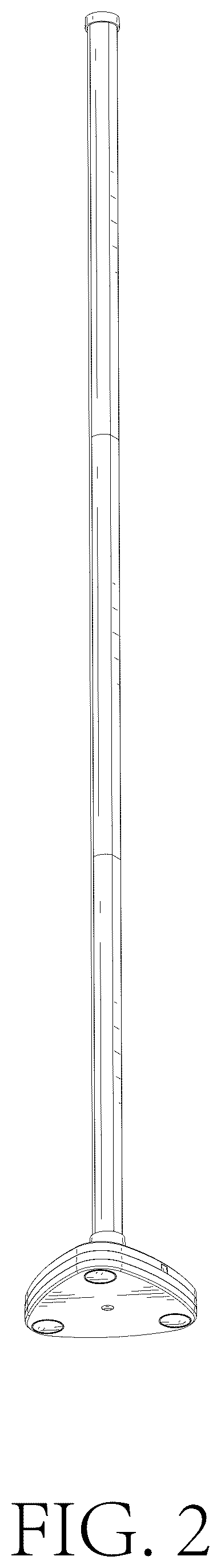Patent USD1124457 Figure 2 – Floor lamp