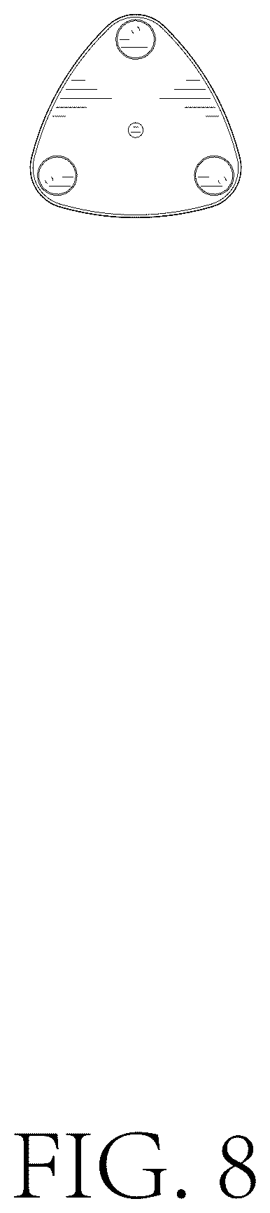 Patent USD1124457 Figure 8 – Floor lamp