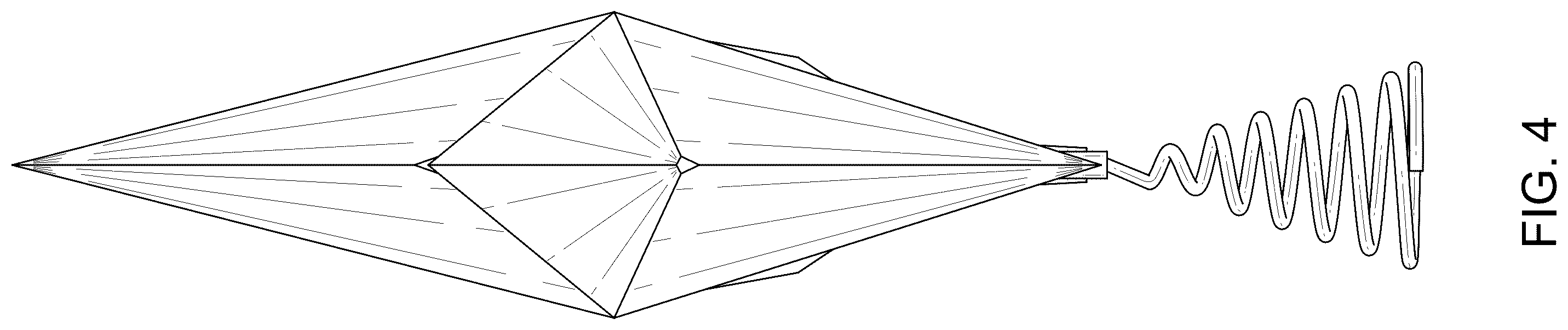 Patent USD1124459 Figure 4 – Star-shaped lamp
