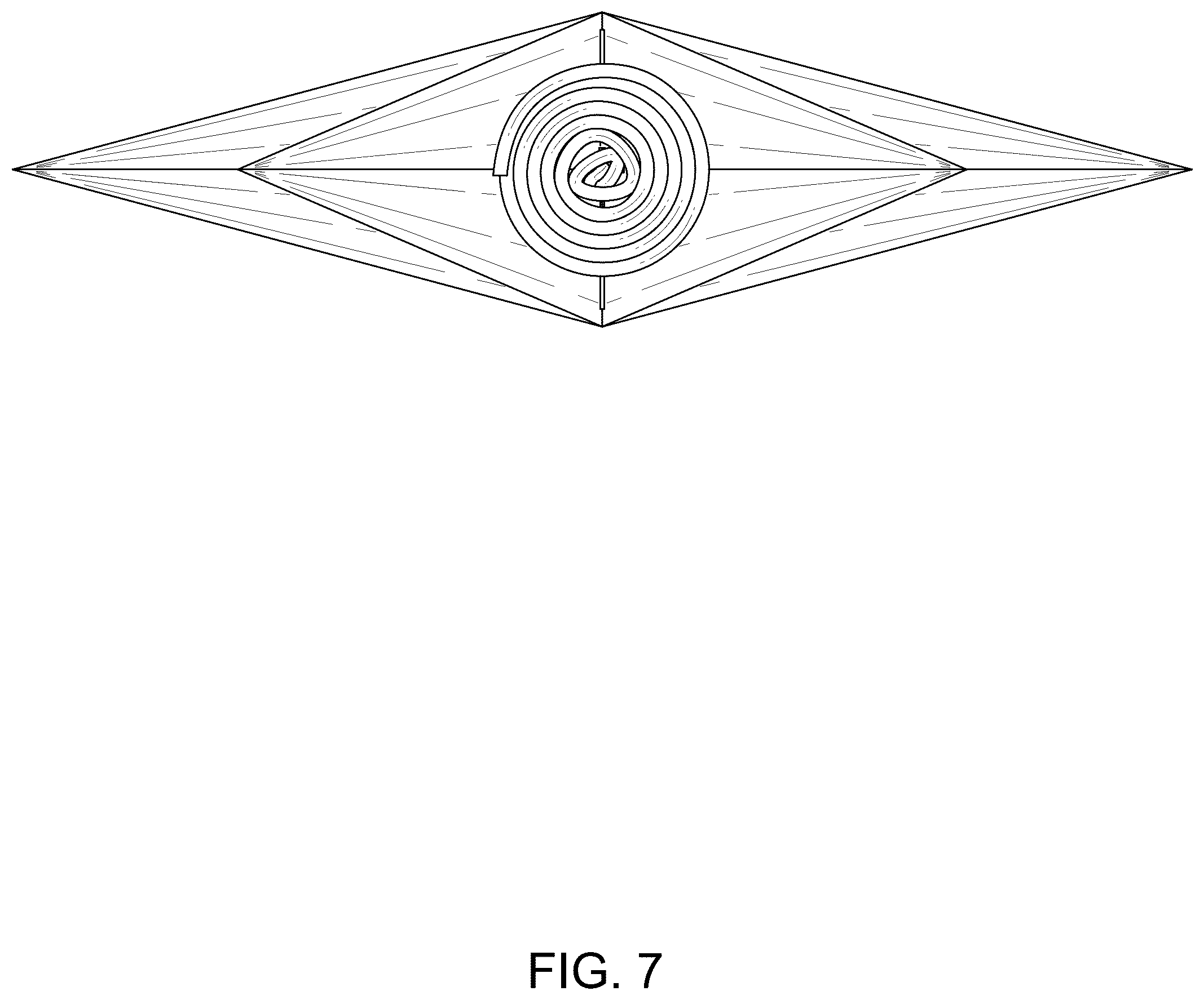 Patent USD1124459 Figure 7 – Star-shaped lamp