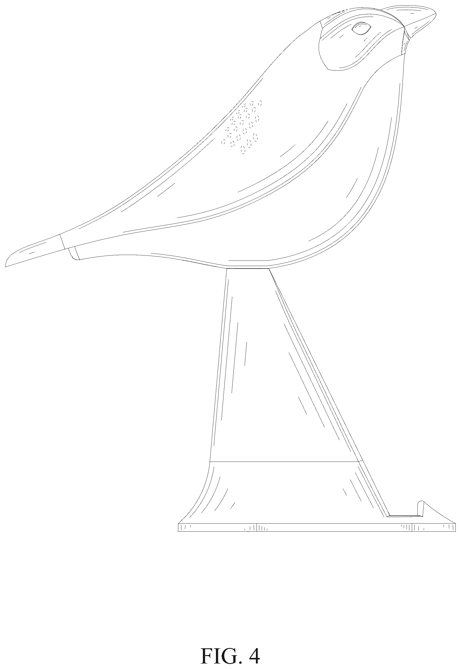 Patent USD1124461 Figure 4 – Lamp