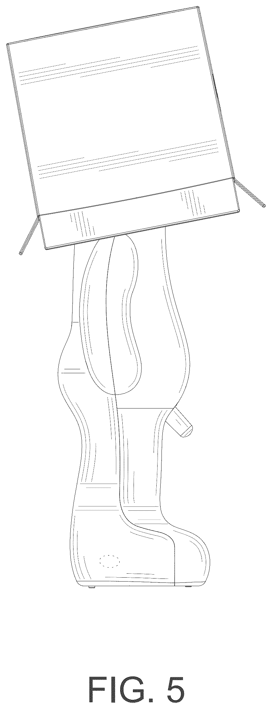 Patent USD1124463 Figure 5 – Table lamp