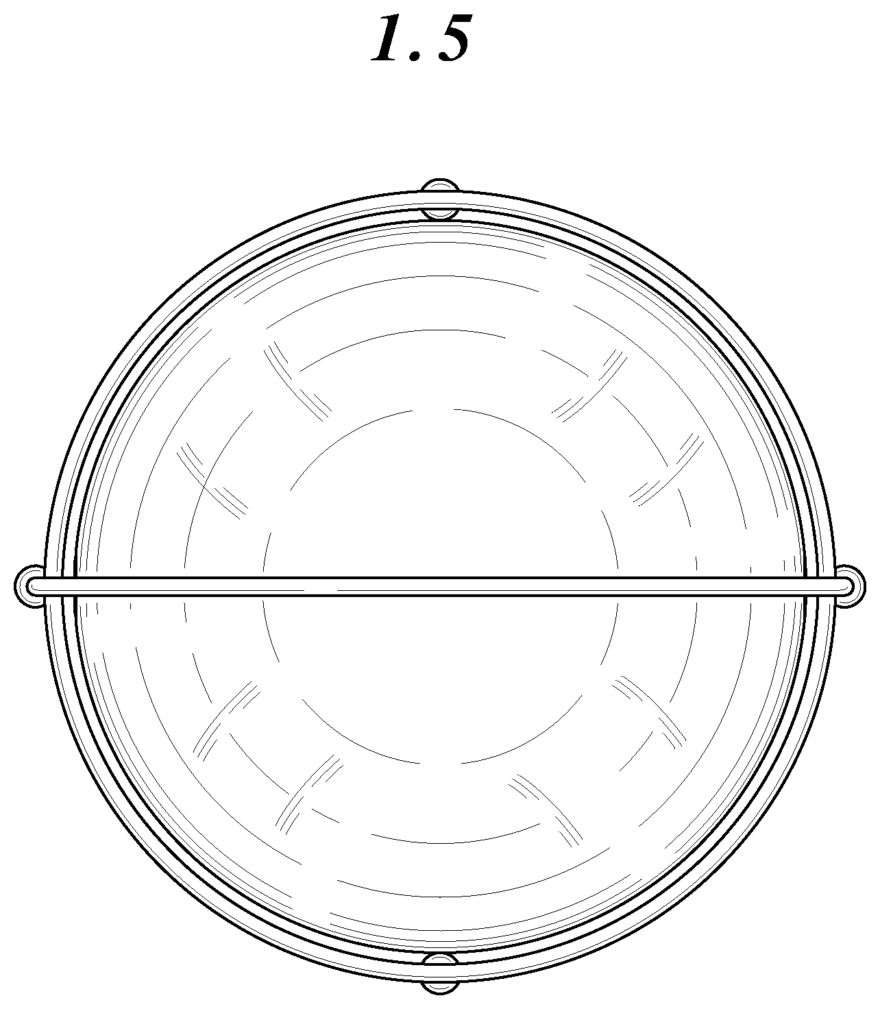 Patent USD1124464 Figure 5 – Lamp
