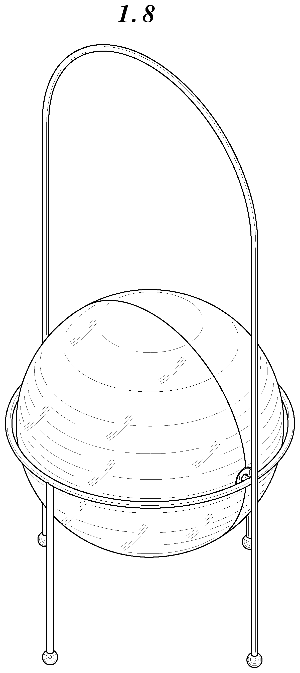 Patent USD1124464 Figure 8 – Lamp