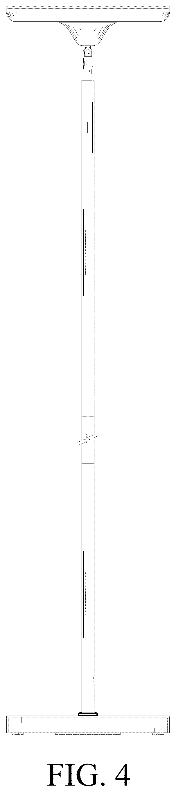 Patent USD1124465 Figure 4 – Floor lamp