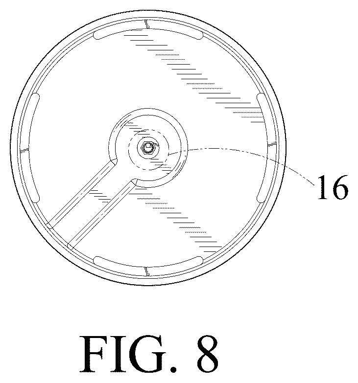 Patent USD1124465 Figure 8 – Floor lamp