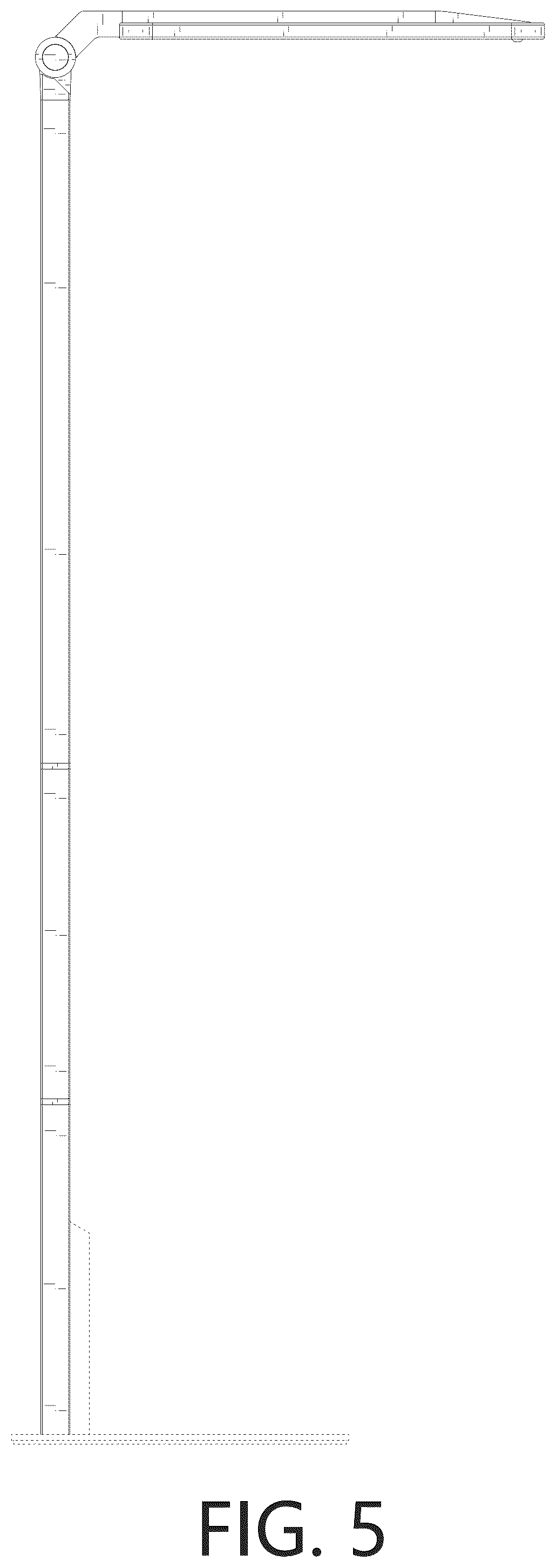 Patent USD1124466 Figure 5 – Floor lamp
