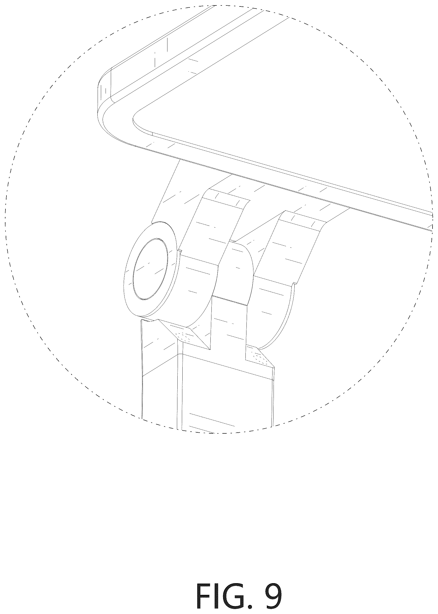 Patent USD1124466 Figure 9 – Floor lamp