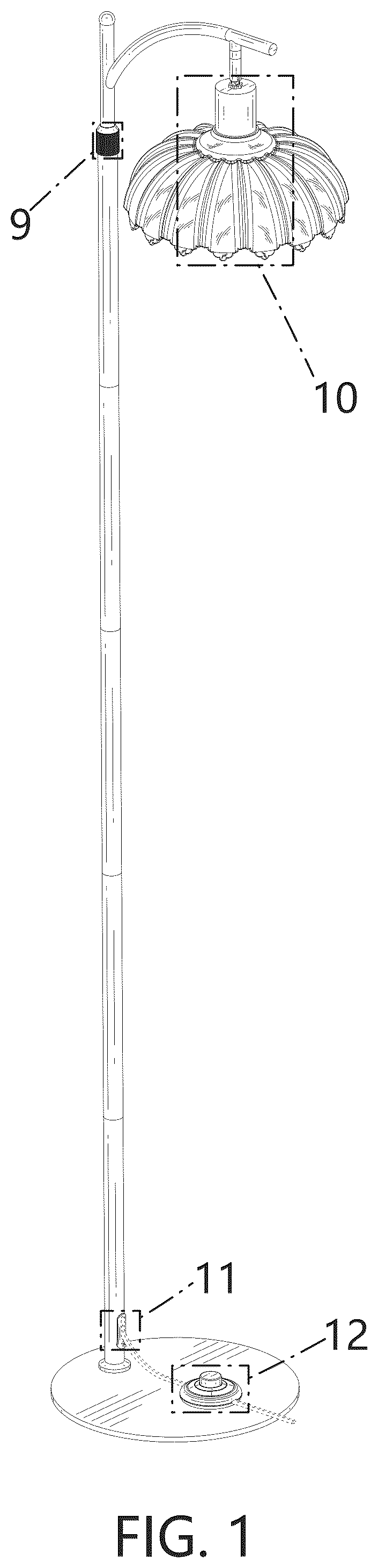 Patent USD1124467 — Floor lamp — Figure 1