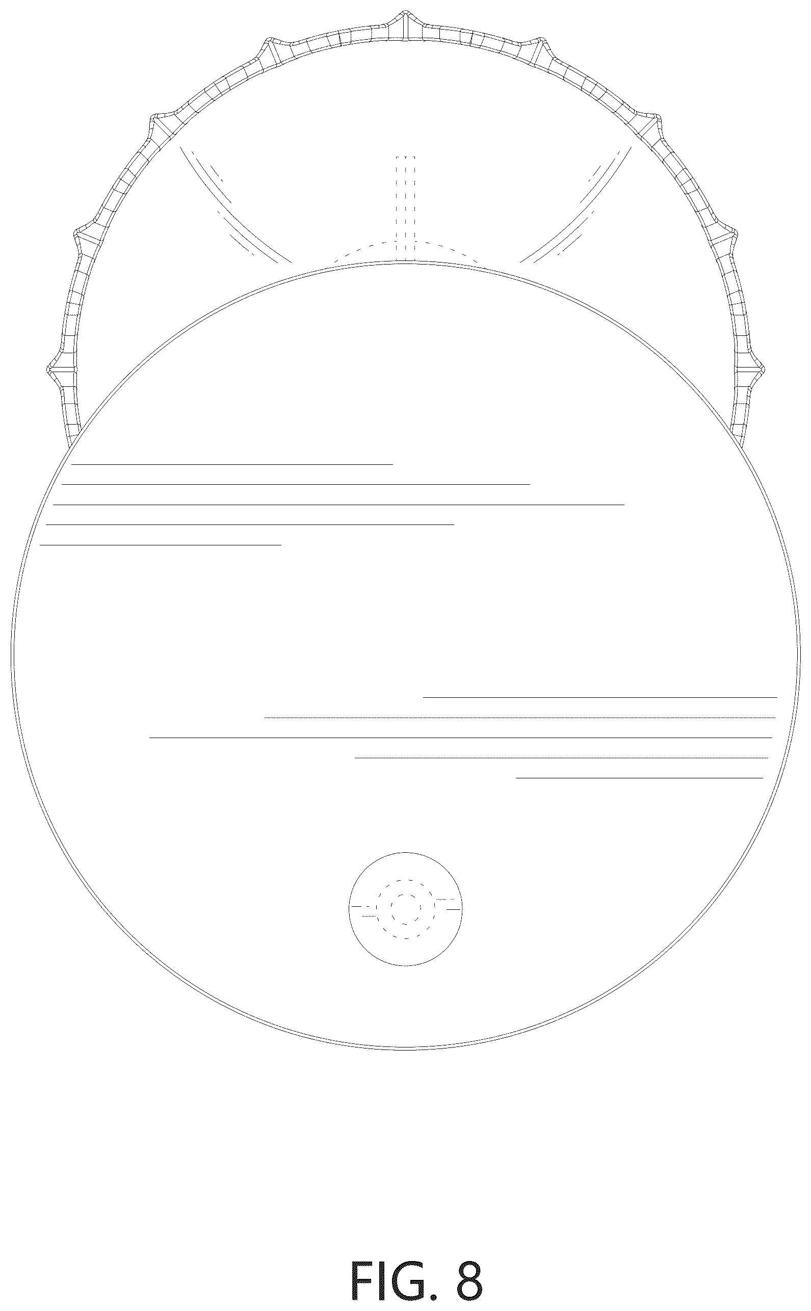 Patent USD1124467 Figure 8 – Floor lamp