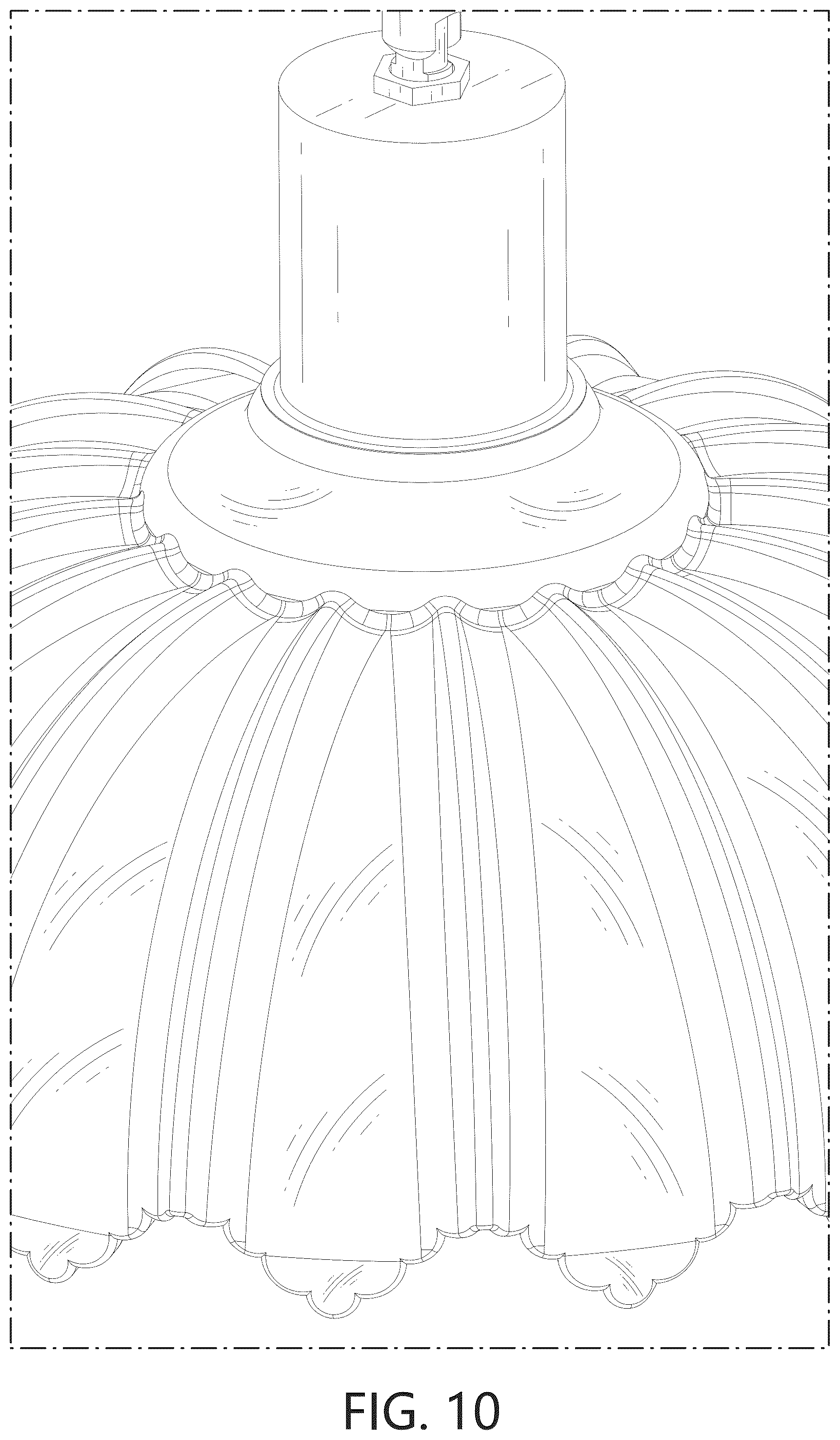 Patent USD1124467 Figure 10 – Floor lamp