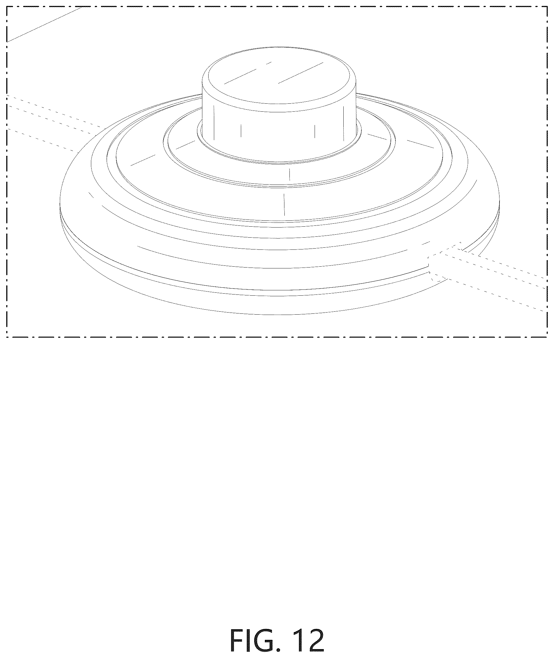 Patent USD1124467 Figure 12 – Floor lamp