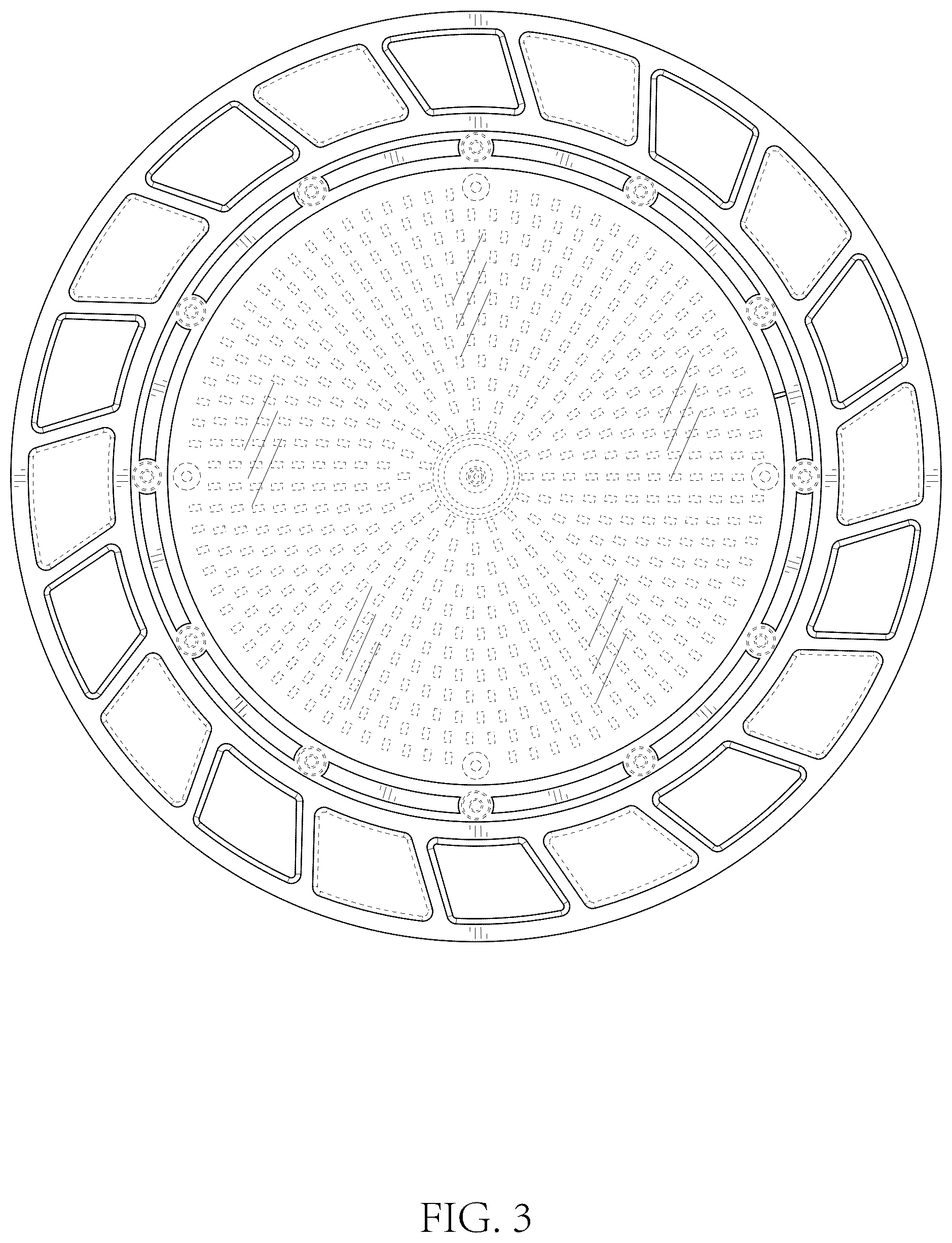 Patent USD1124469 Figure 3 – High bay lamp