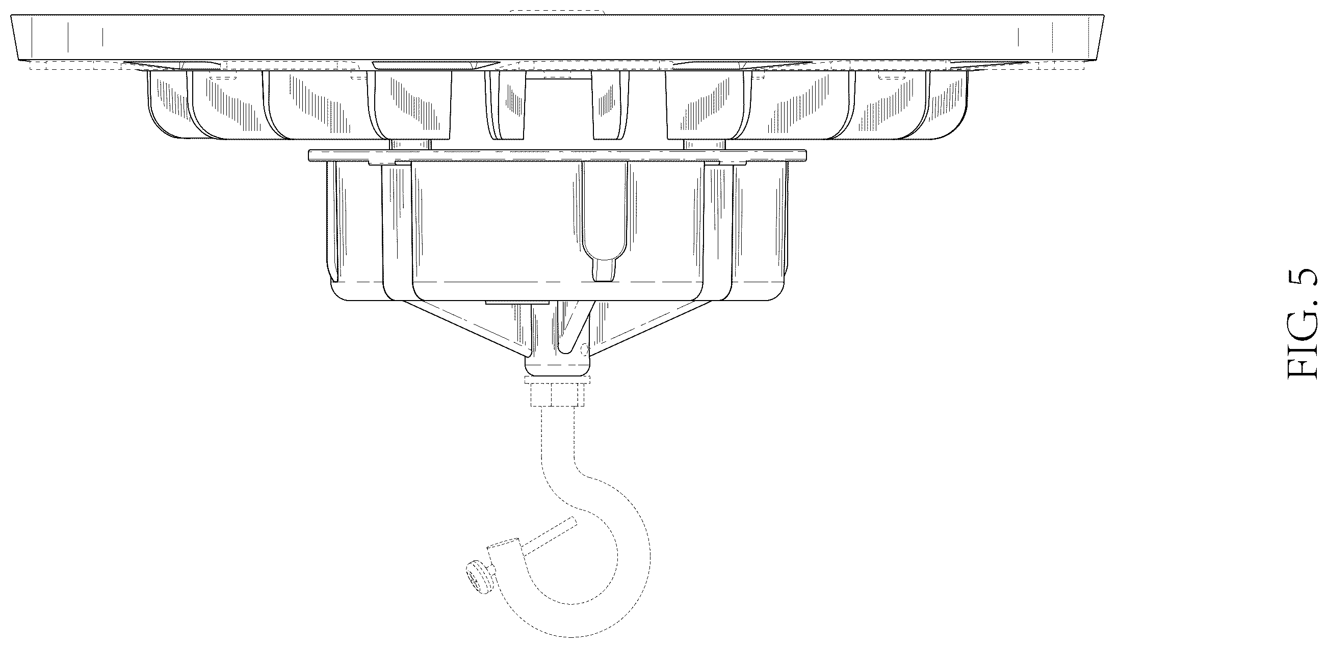 Patent USD1124469 Figure 5 – High bay lamp