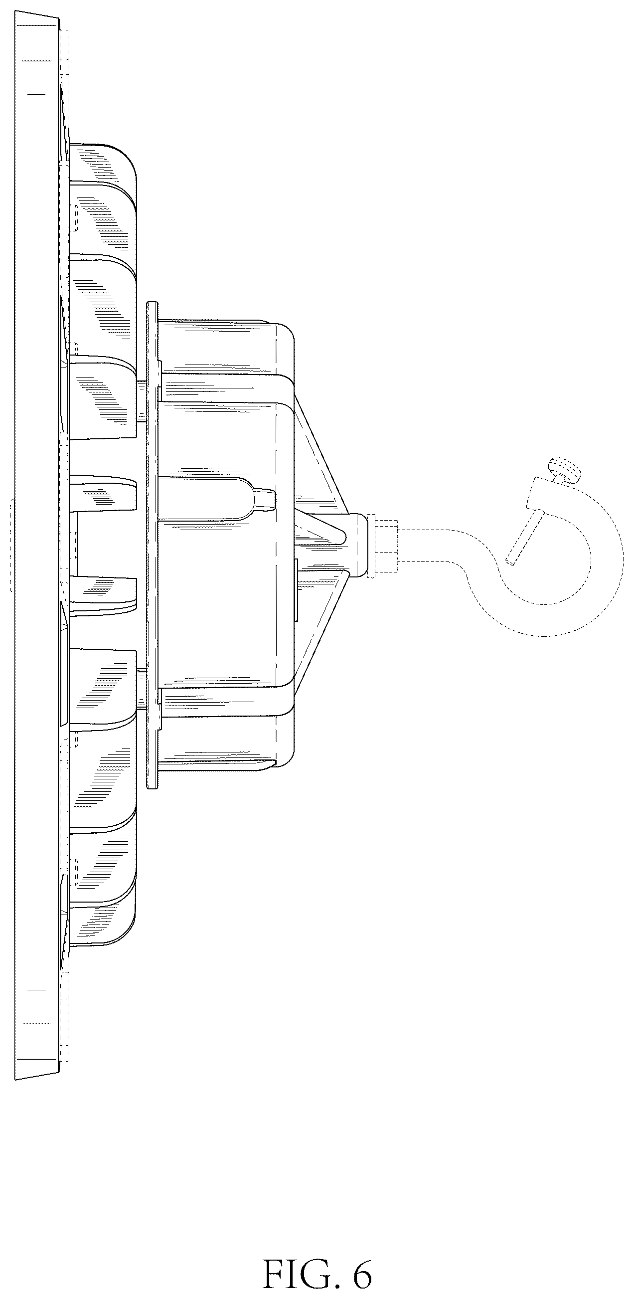 Patent USD1124469 Figure 6 – High bay lamp