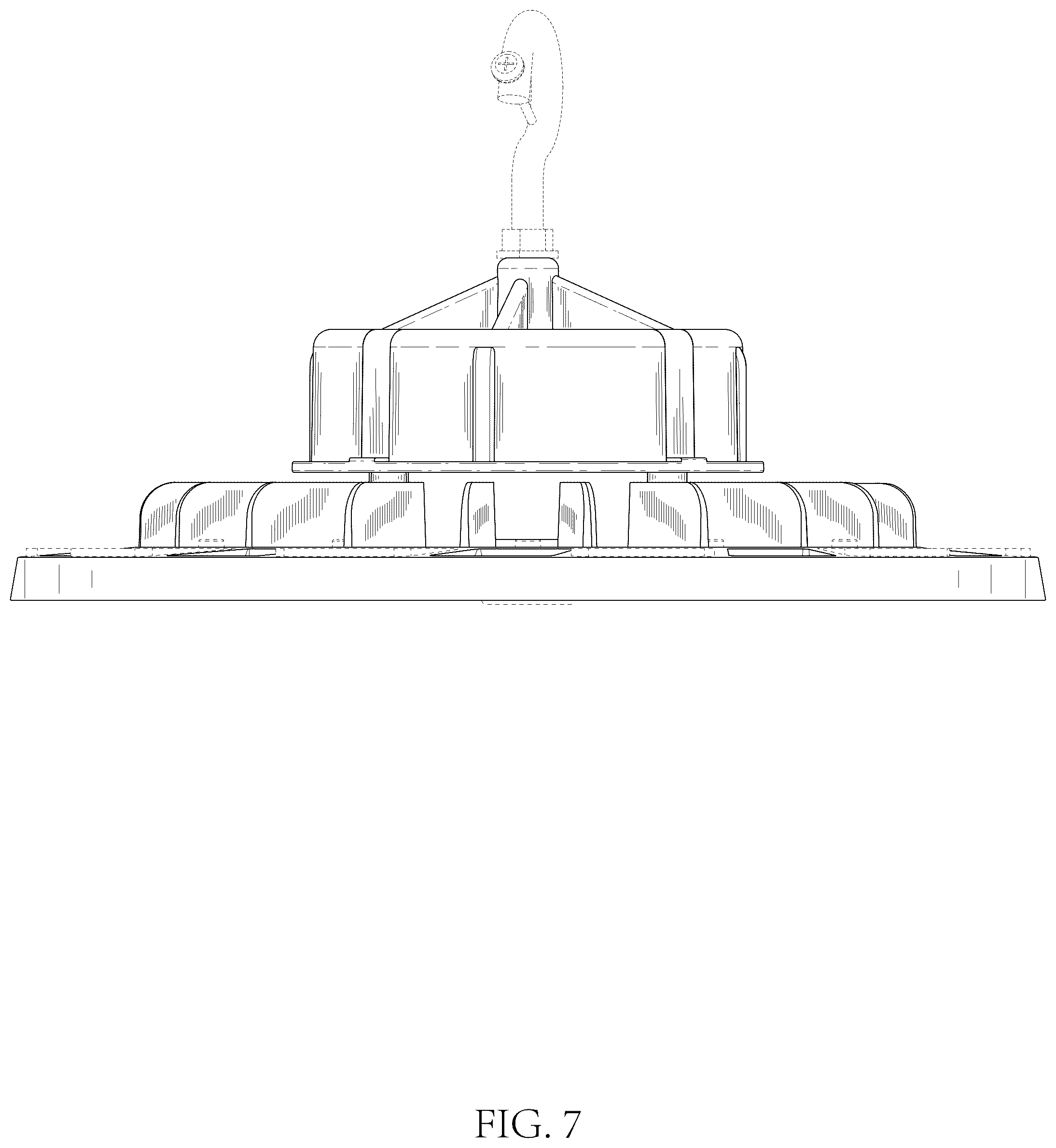 Patent USD1124469 Figure 7 – High bay lamp