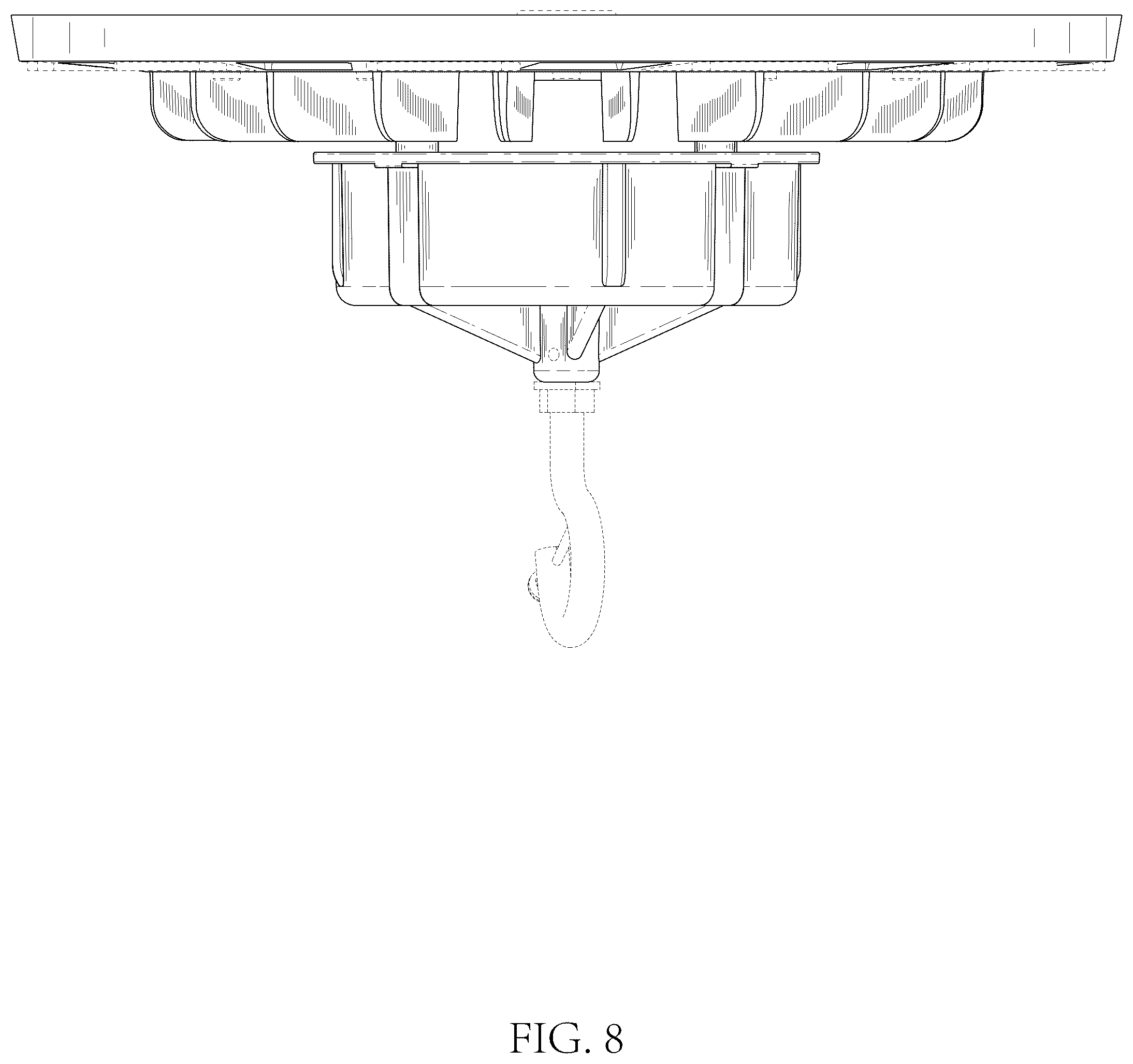 Patent USD1124469 Figure 8 – High bay lamp