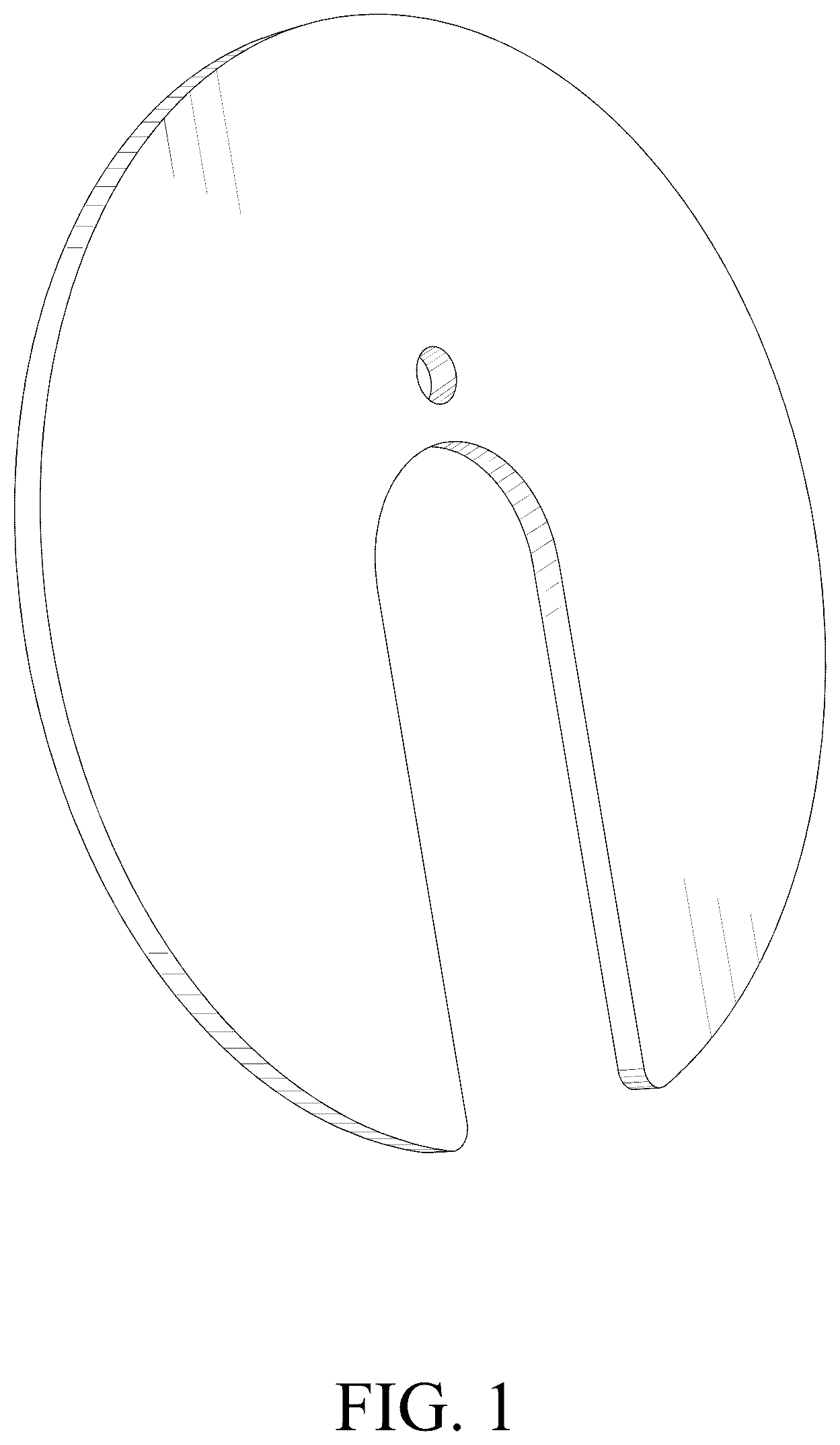 Patent USD1124471 — Notched foot plate for a decorative lighting pole — Figure 1