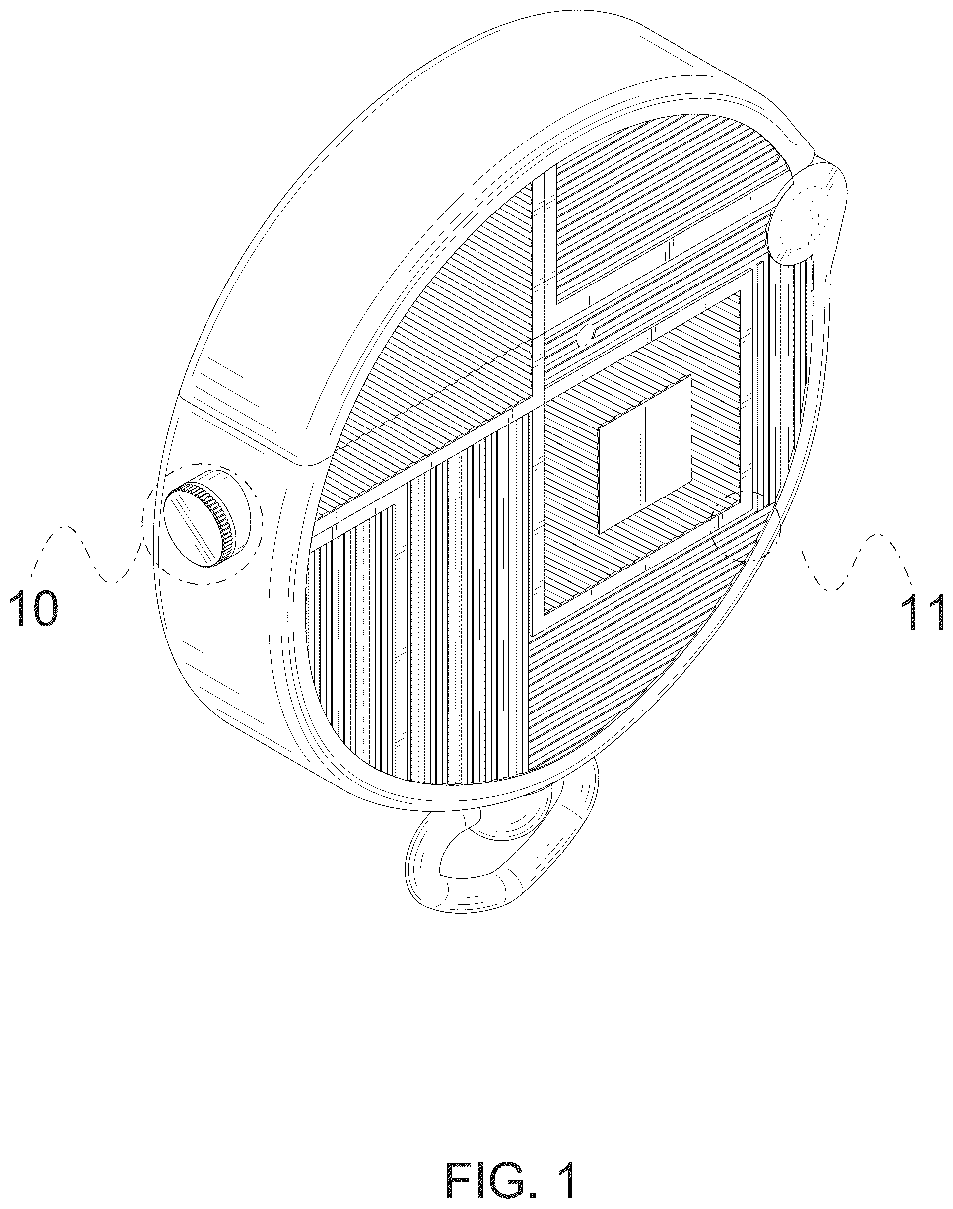 Patent USD1124475 Figure 1 – Lighter