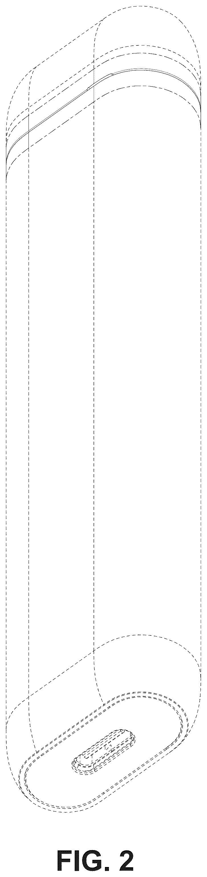 Patent USD1124477 Figure 2 – Aerosol generating device