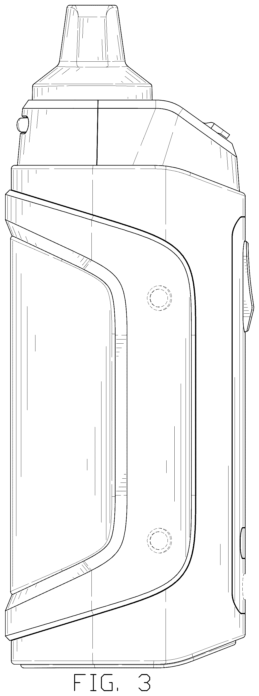 Patent USD1124478 Figure 3 – Electronic atomizing device assembly