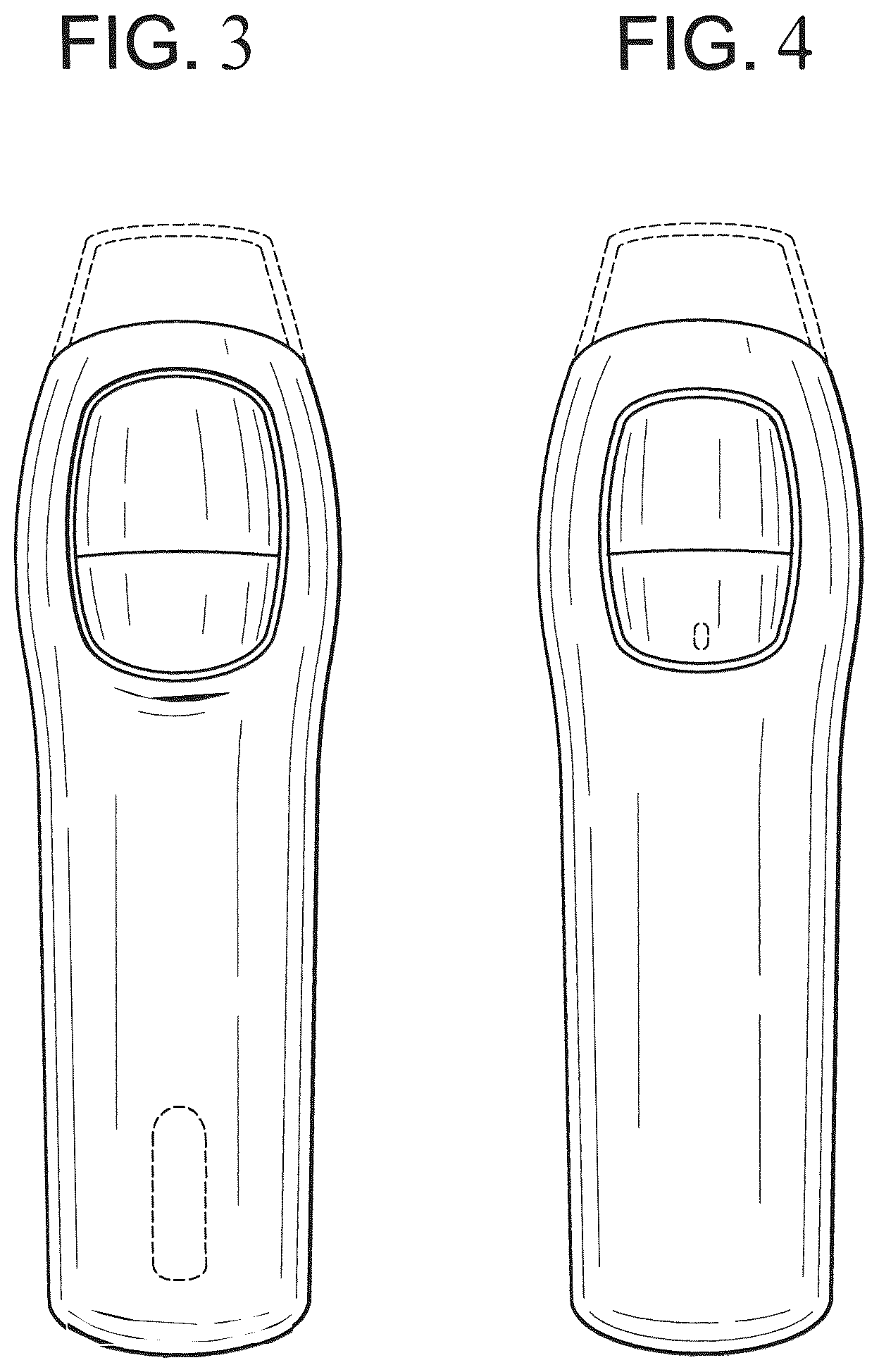 Patent USD1124485 Figure 3 – Electronic vaping device
