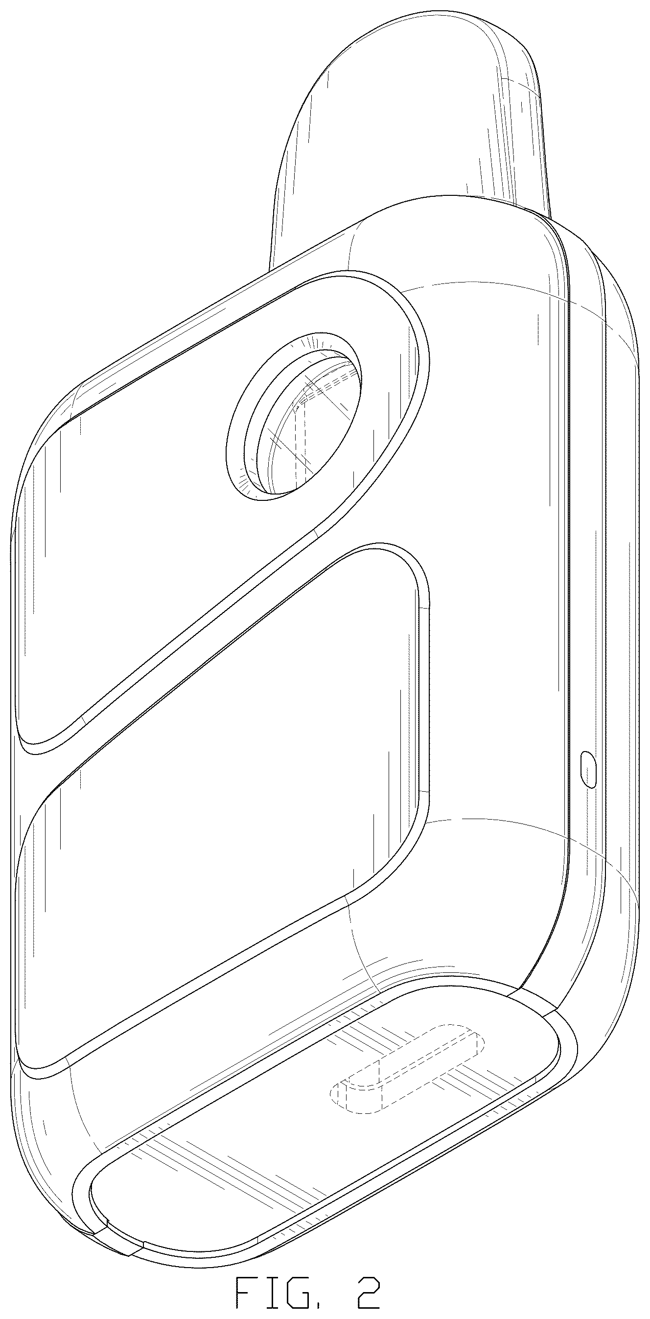 Patent USD1124486 Figure 2 – Electronic atomizing device