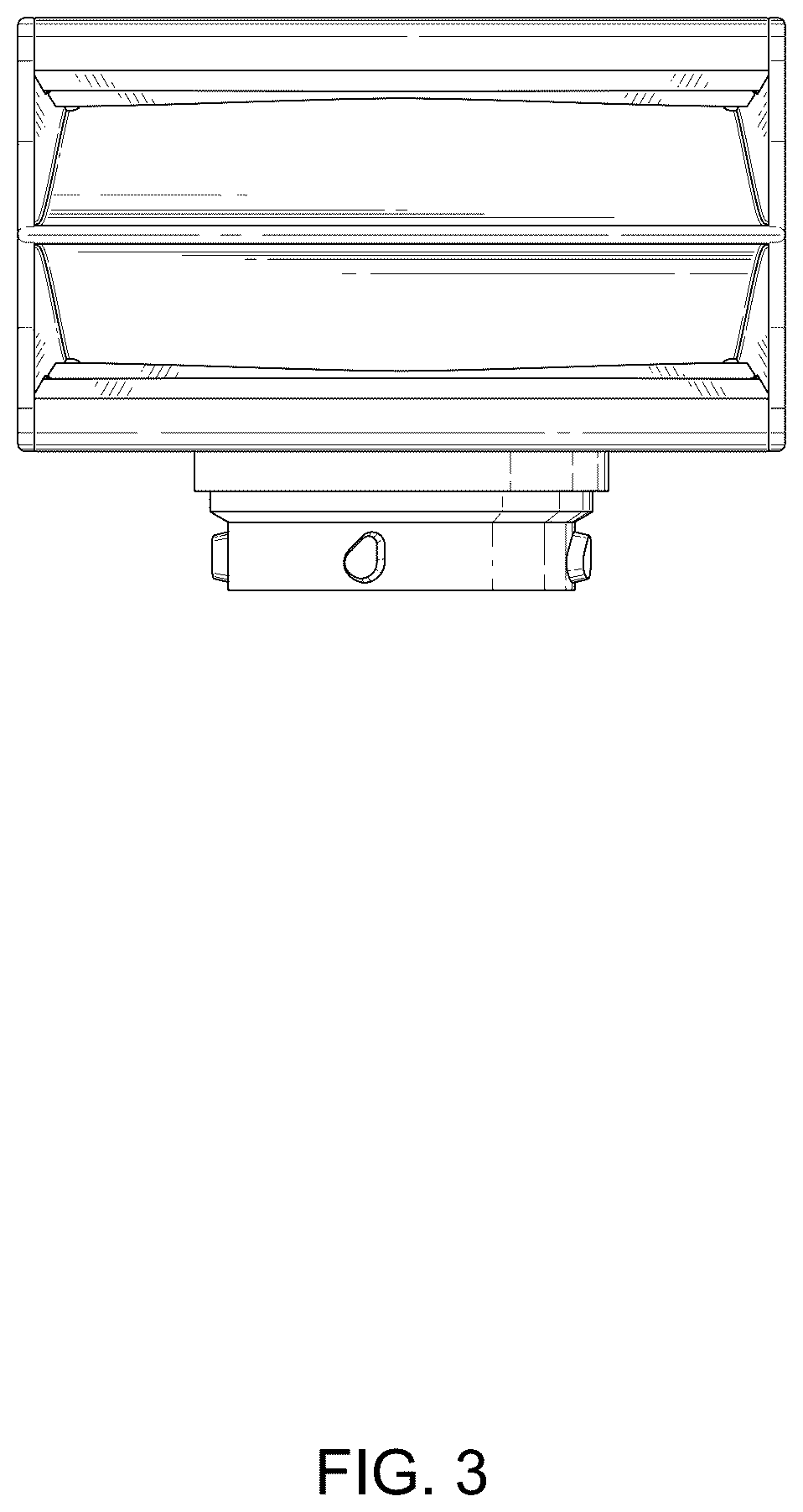 Patent USD1124490 Figure 3 – Hair styling and hair care apparatus