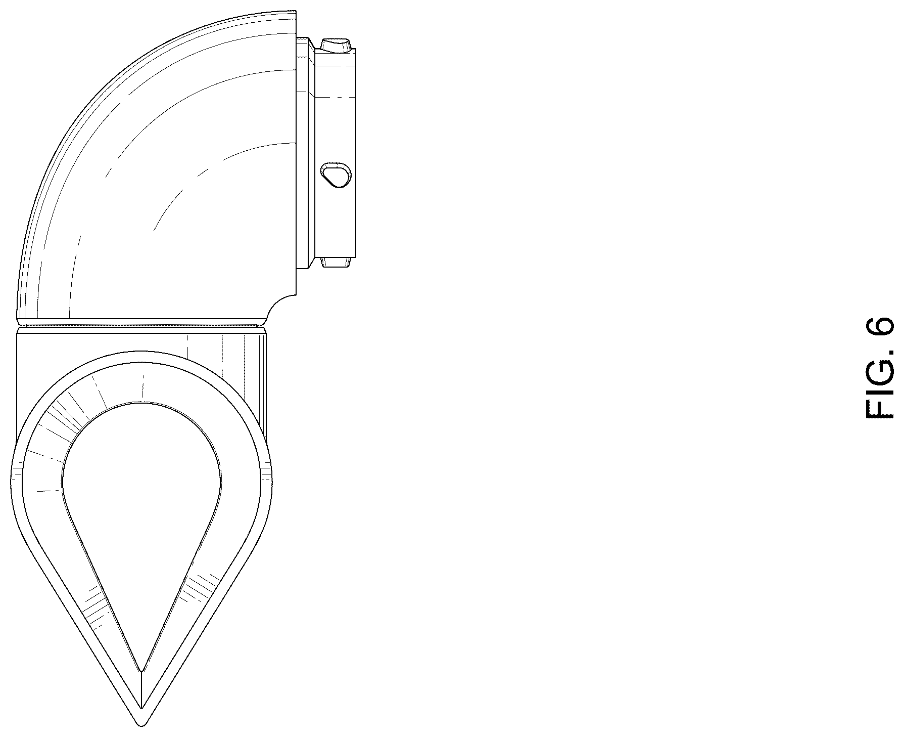 Patent USD1124490 Figure 6 – Hair styling and hair care apparatus
