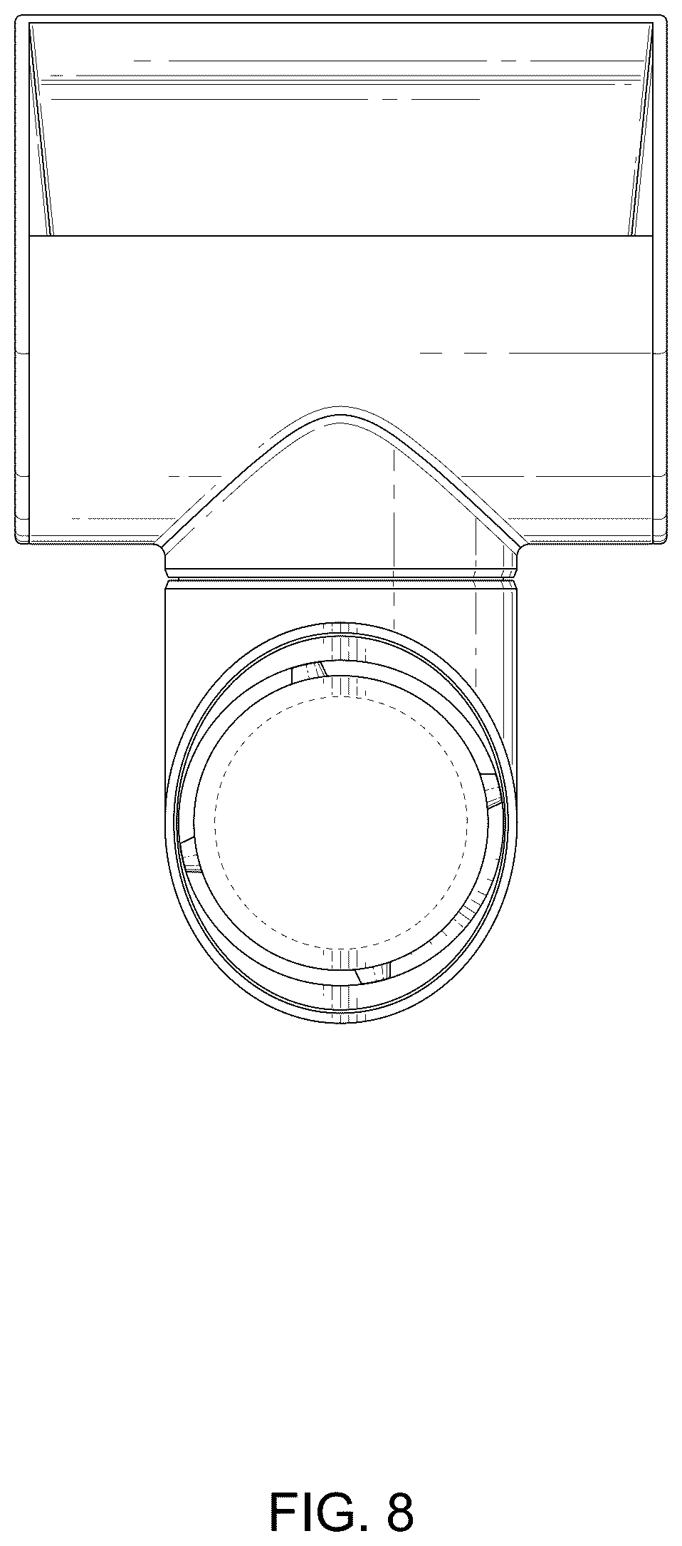 Patent USD1124490 Figure 8 – Hair styling and hair care apparatus