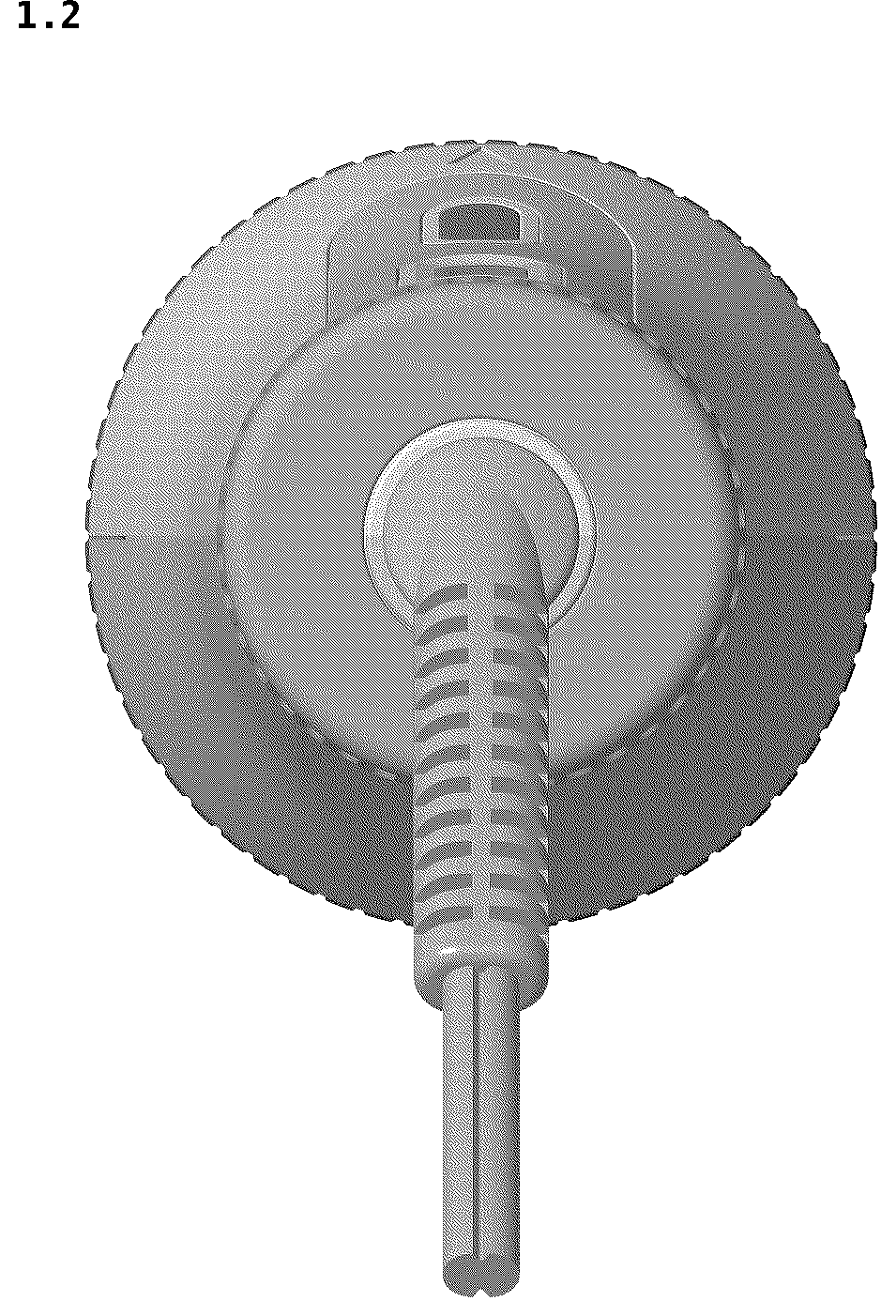 Patent USD1124491 Figure 2 – Hair-styling apparatus