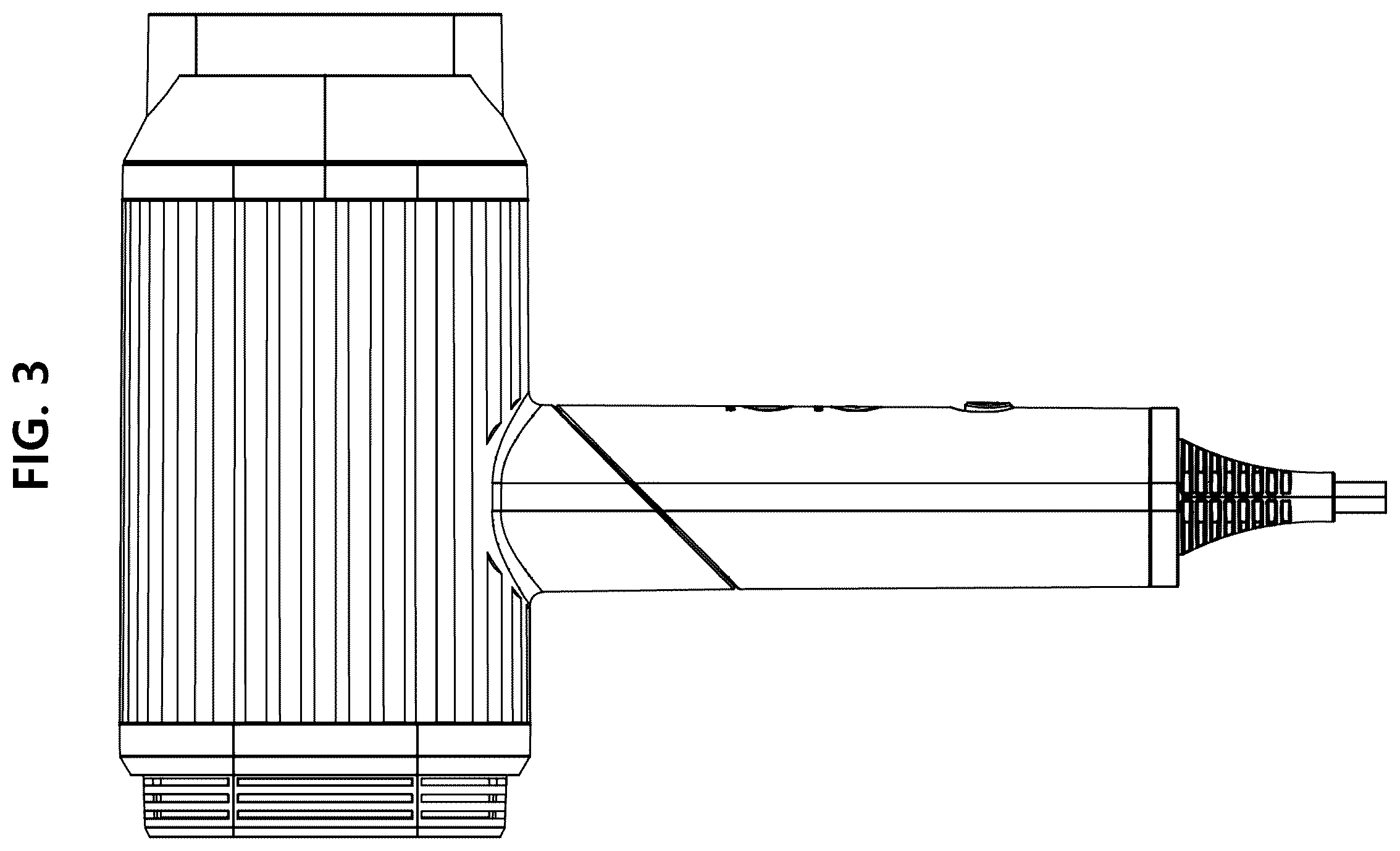 Patent USD1124492 Figure 3 – Hair dryer
