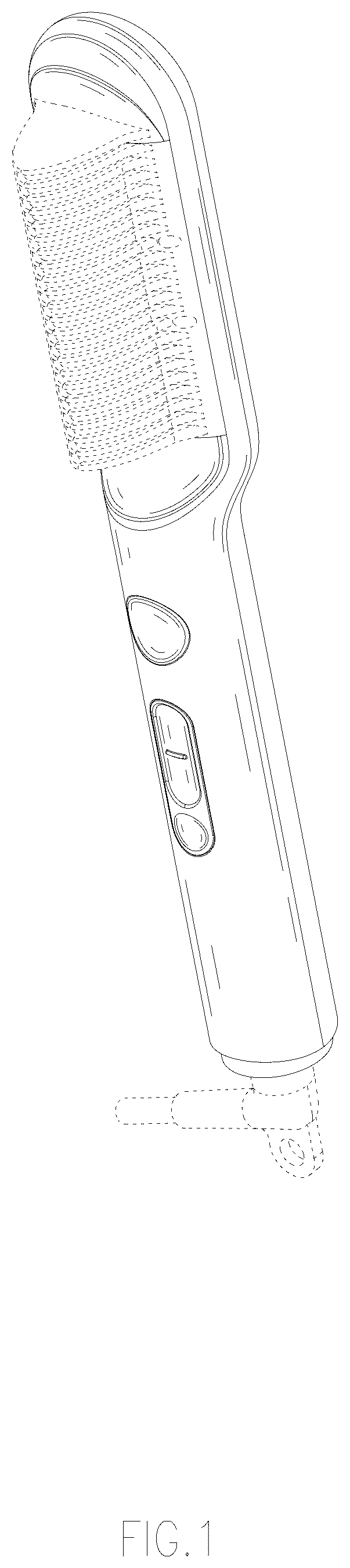 Patent USD1124493 — Hair straightening comb — Figure 1