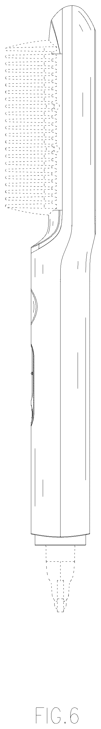Patent USD1124493 Figure 6 – Hair straightening comb