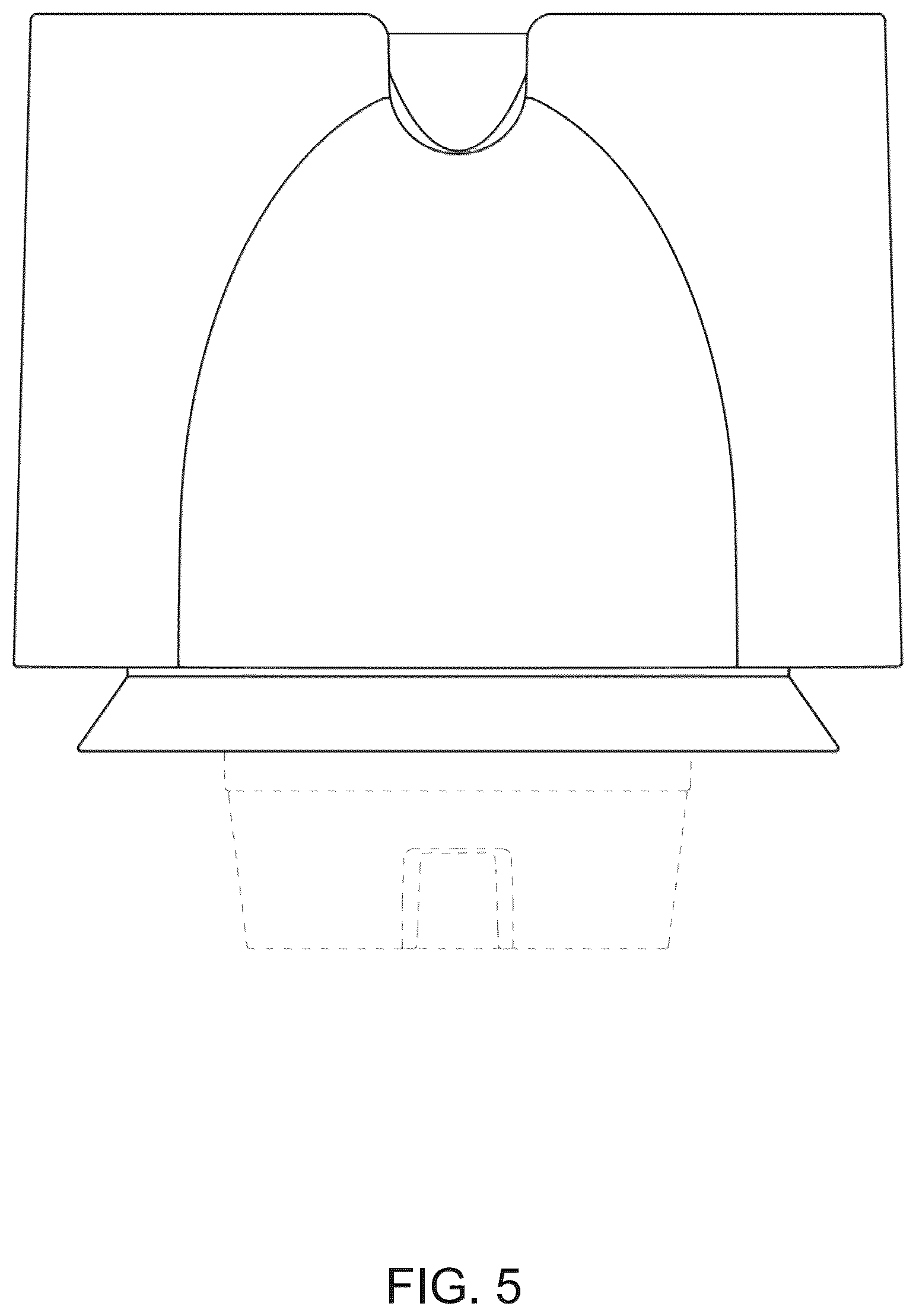 Patent USD1124494 Figure 5 – Hair styling and hair care apparatus