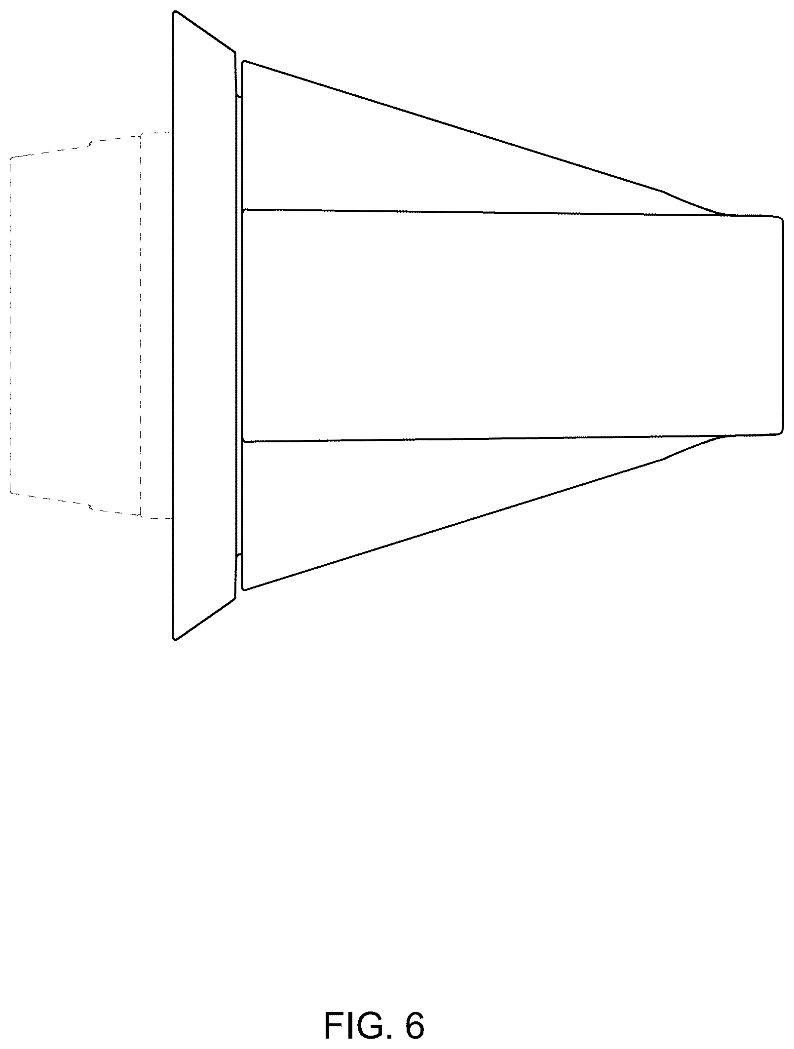 Patent USD1124497 Figure 6 – Hair styling and hair care apparatus