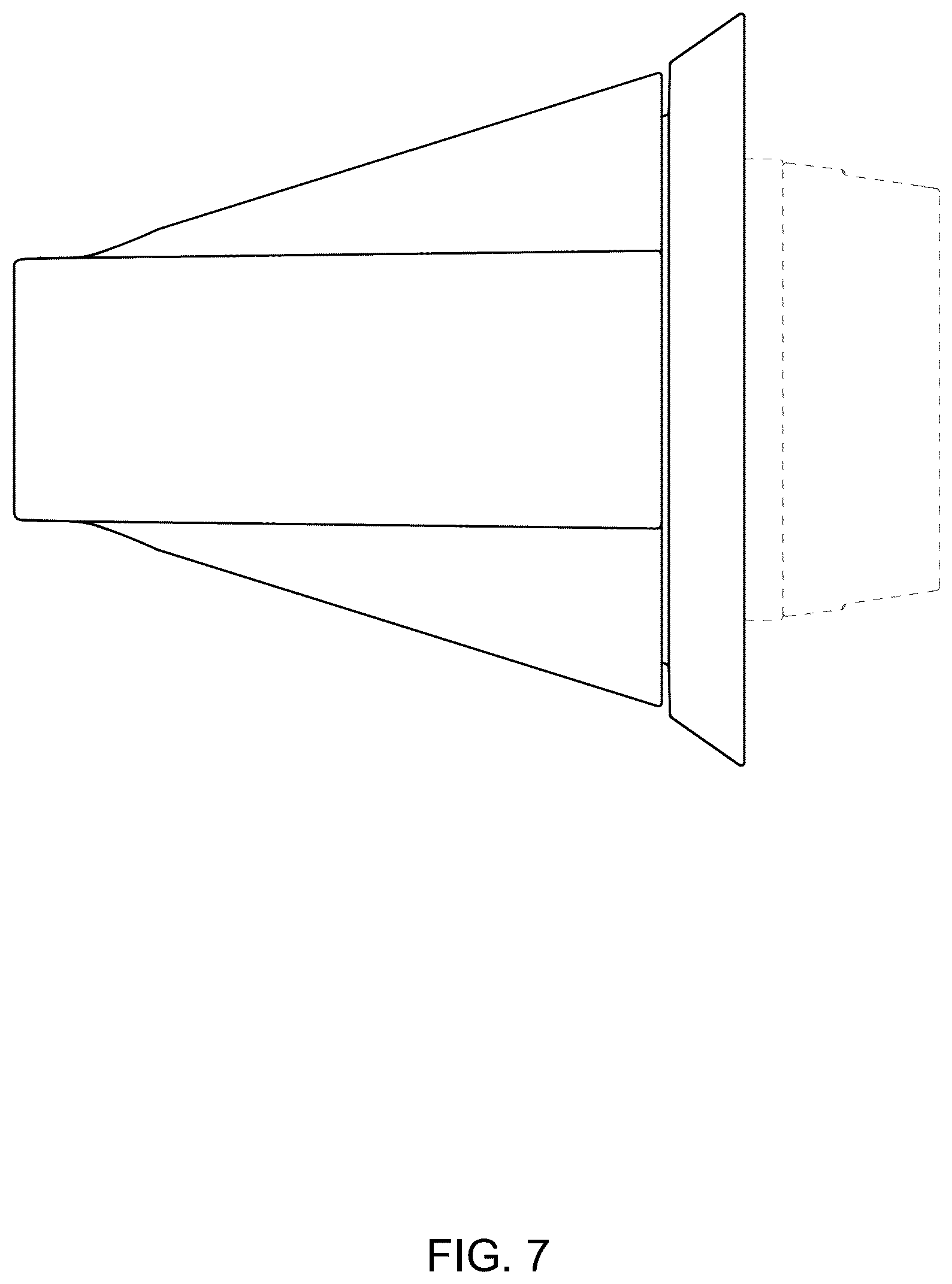 Patent USD1124497 Figure 7 – Hair styling and hair care apparatus