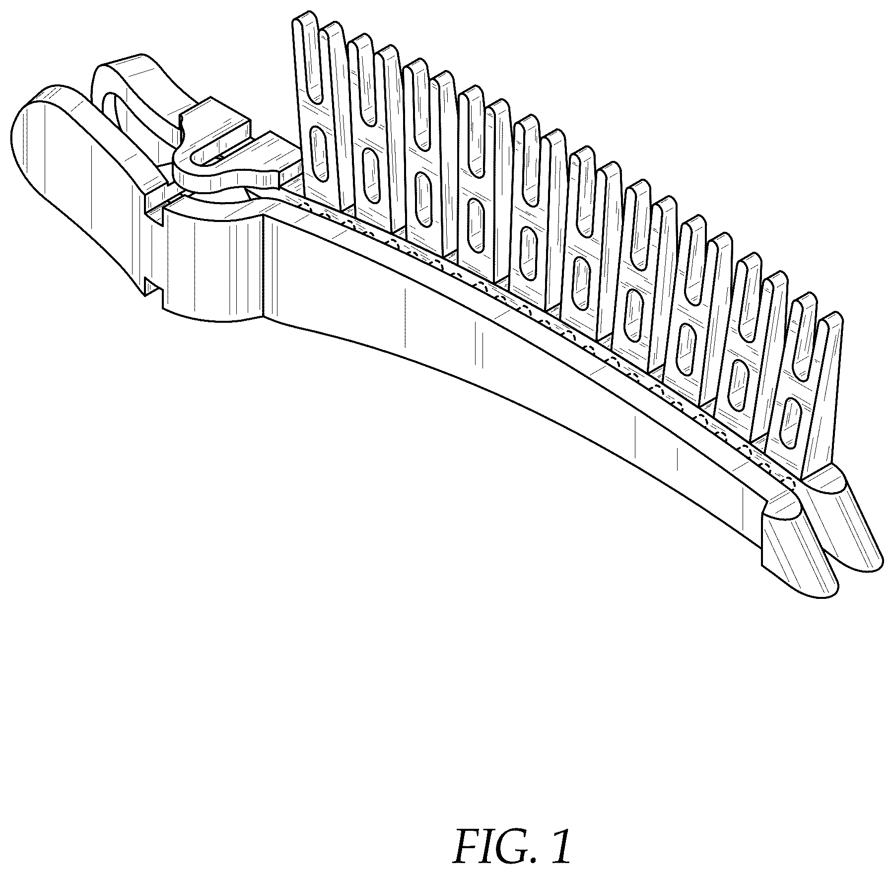 Patent USD1124498 Figure 1 – Hair highlighting comb clip